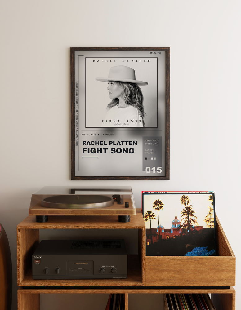 Music poster: Rachel Platten - Fight Song