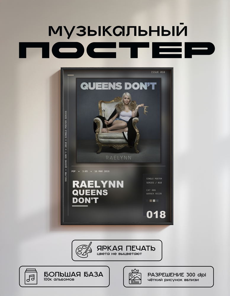 Music poster: RaeLynn - Queens Dont