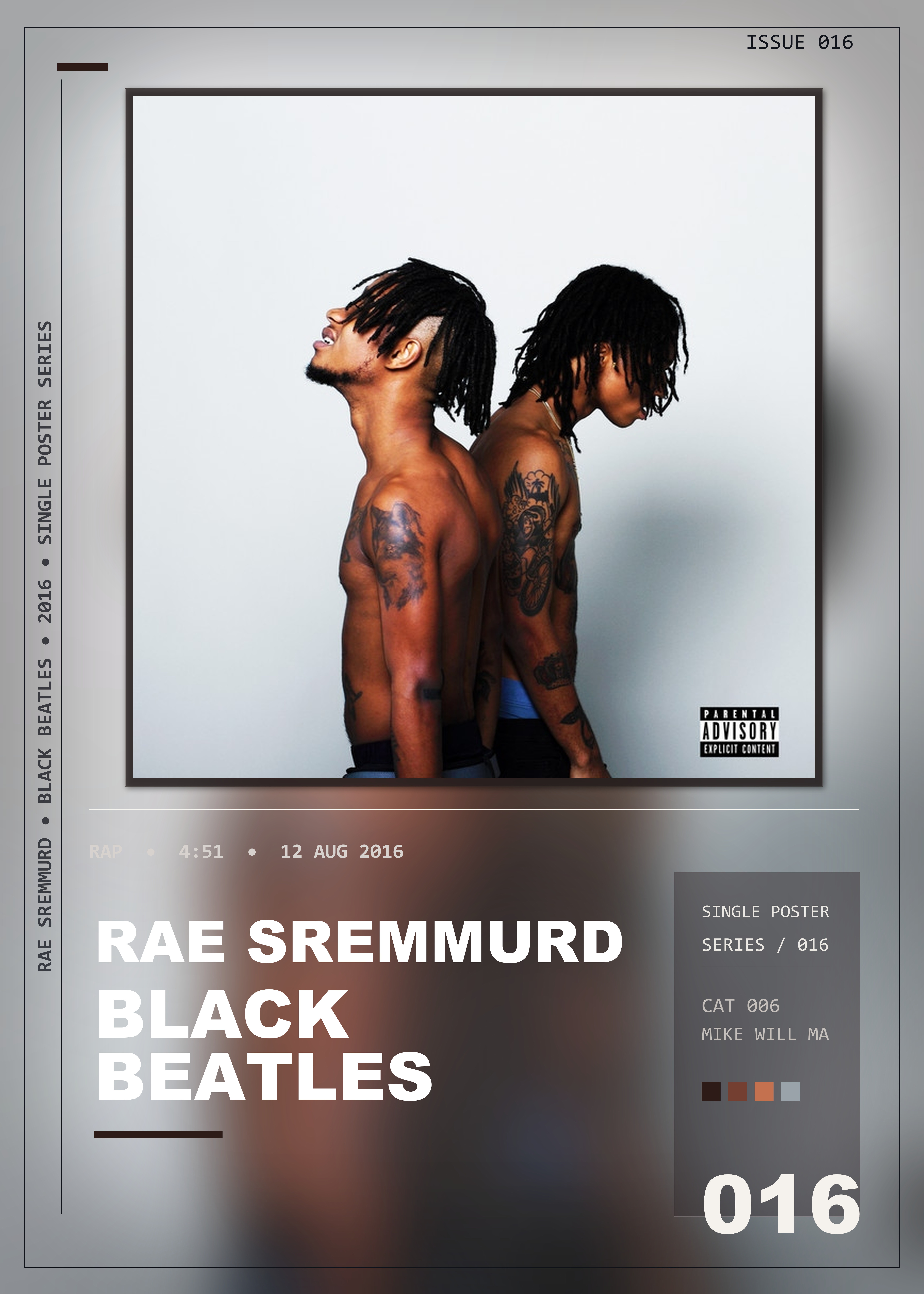 Music poster: Rae Sremmurd - Black Beatles