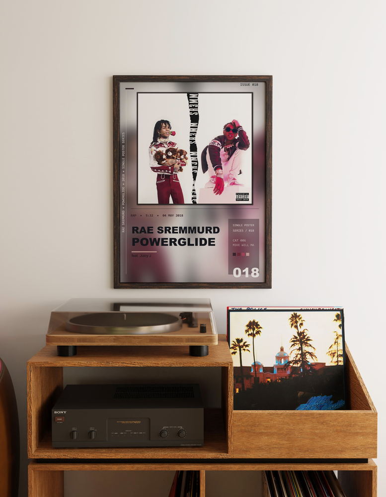 Music poster: Rae Sremmurd - Powerglide feat Juicy J - From SR3MM