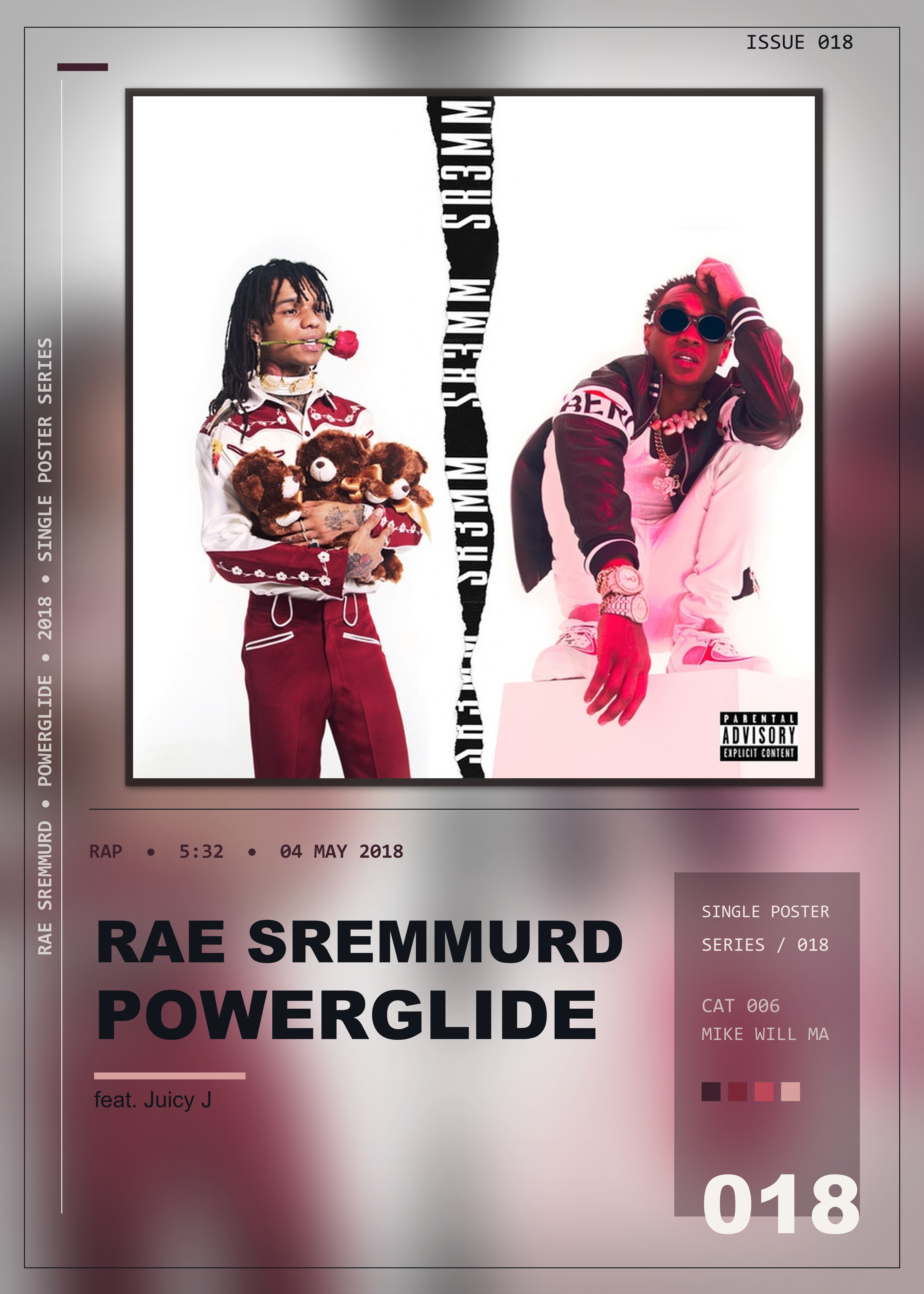 Music poster: Rae Sremmurd - Powerglide feat Juicy J - From SR3MM
