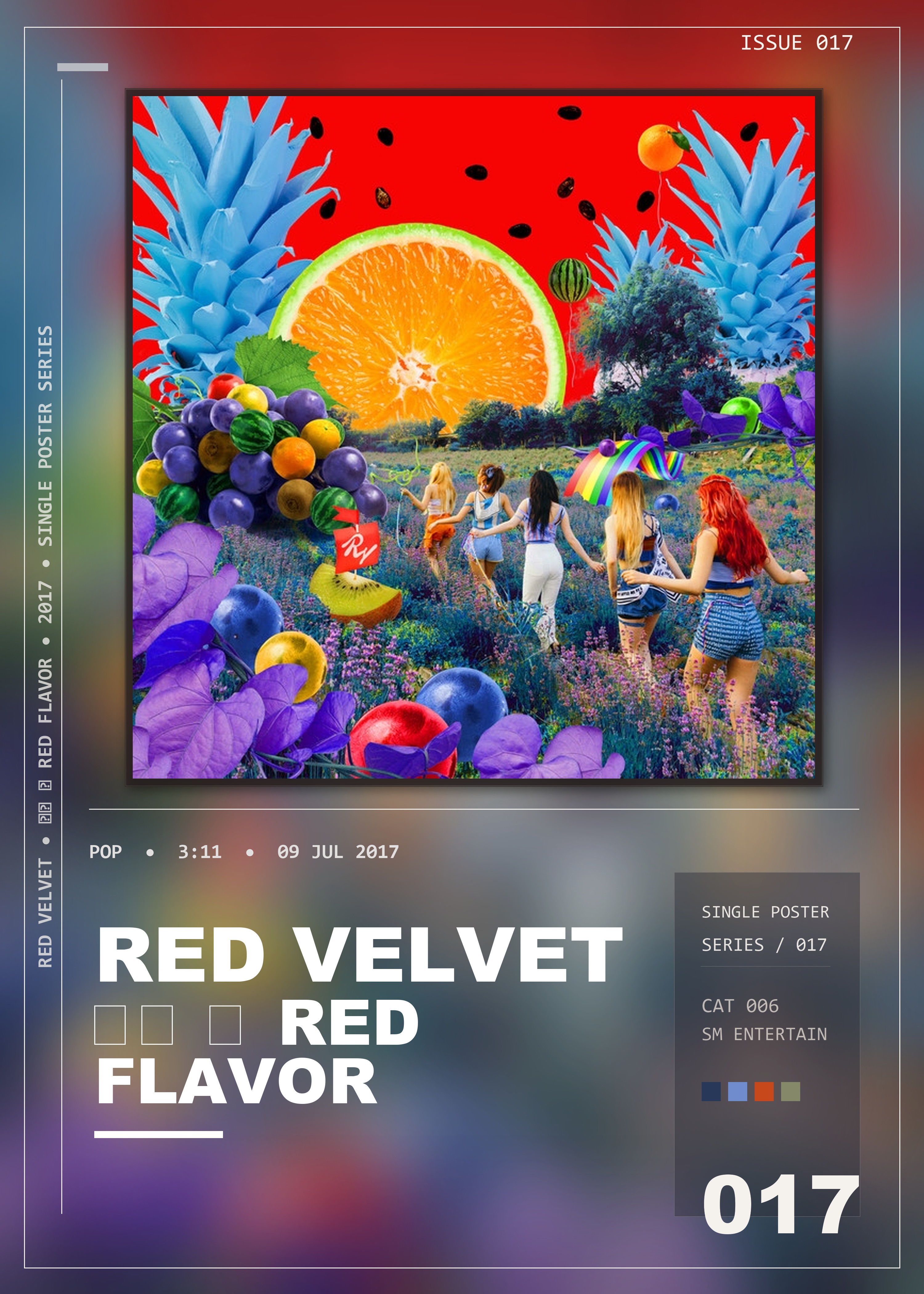 Music poster: Red Velvet - 빨간 맛 Red Flavor