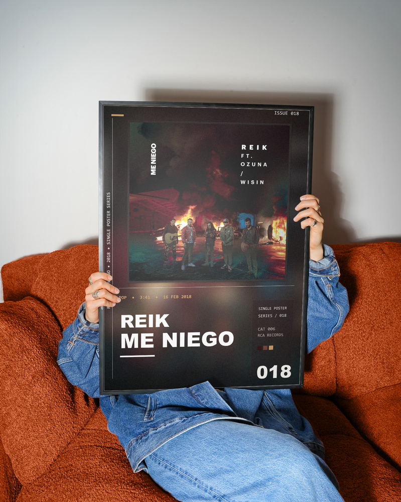 Music poster: Reik - Me Niego