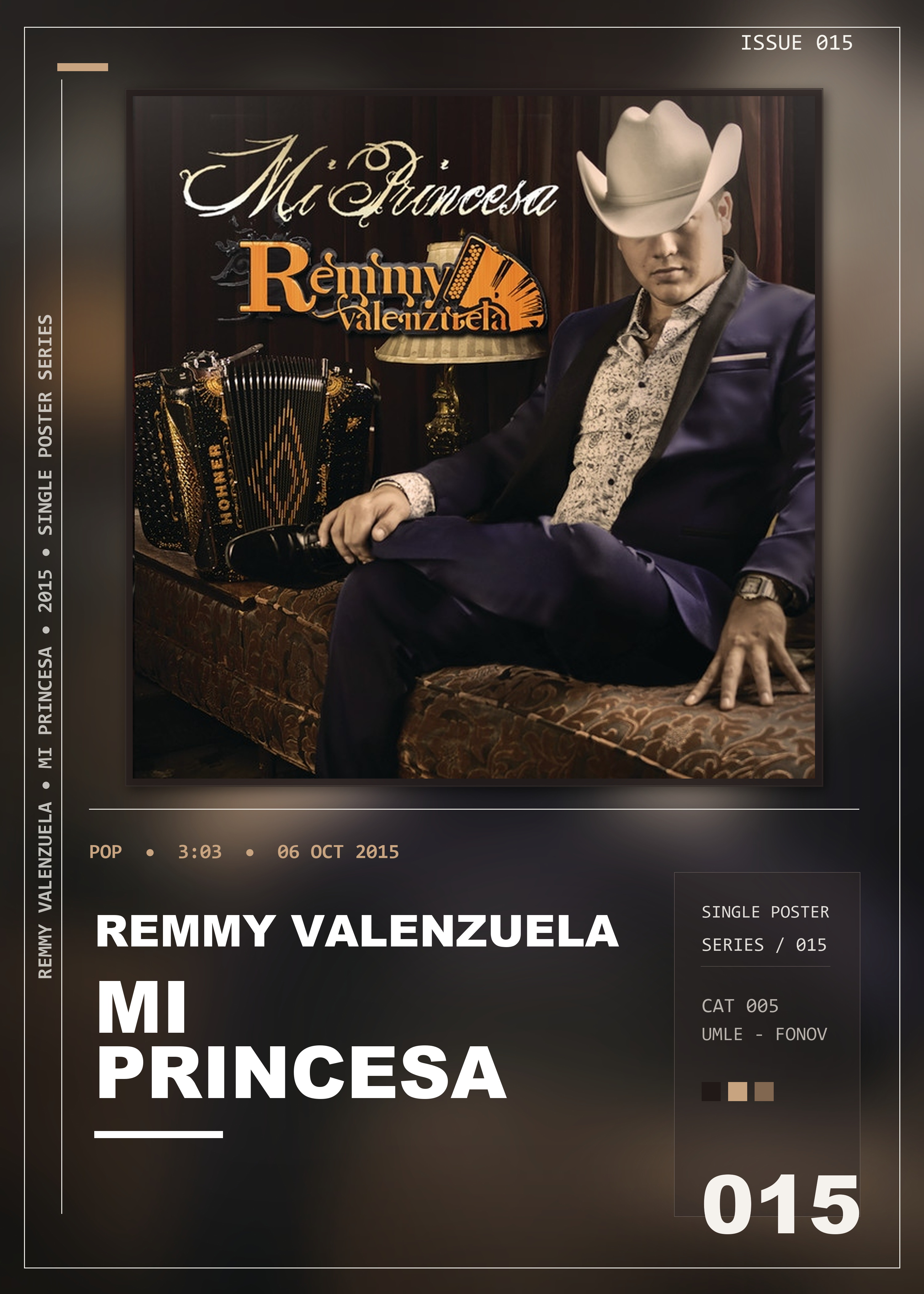 Music poster: Remmy Valenzuela - Mi Princesa