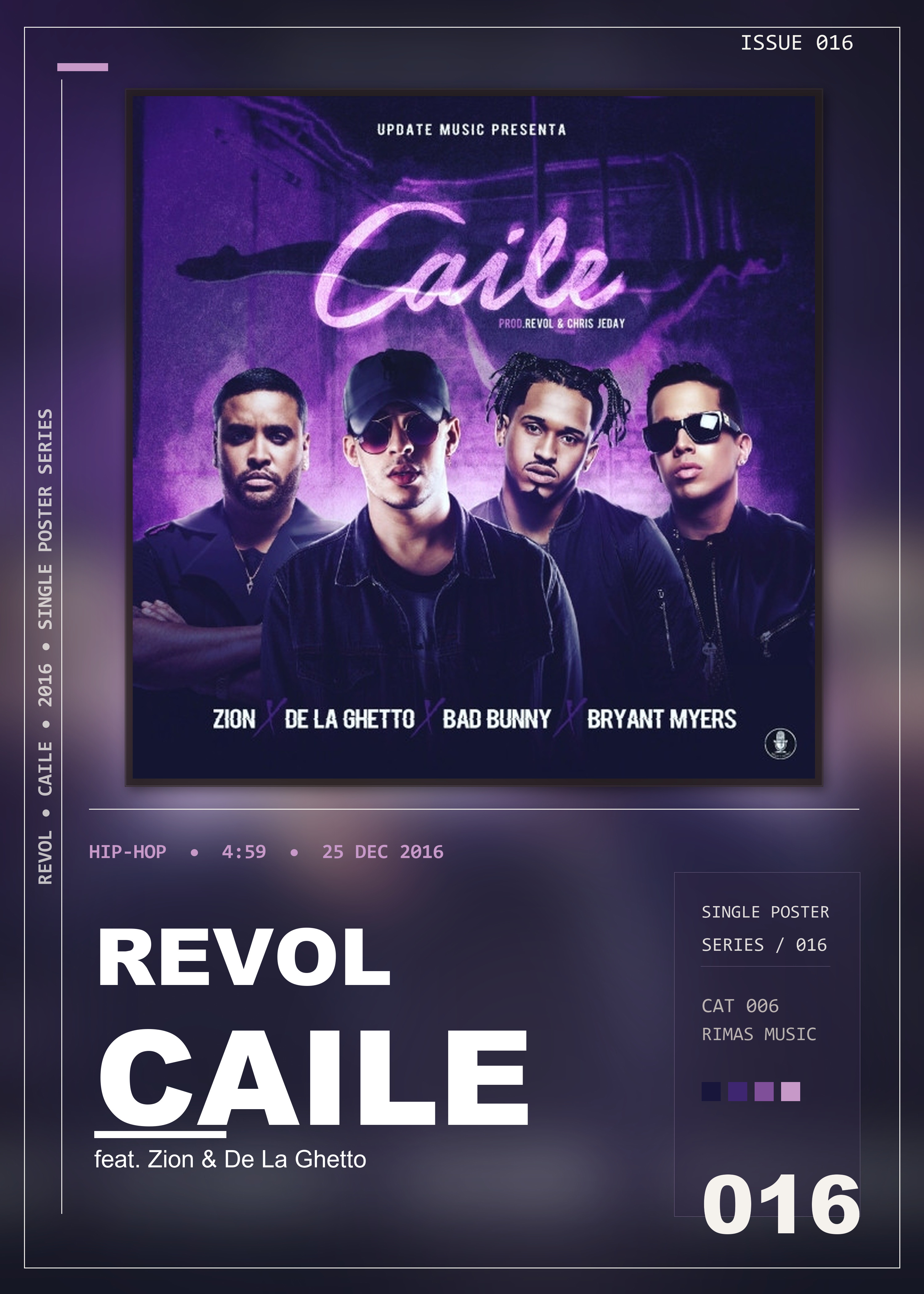 Music poster: Revol - Caile feat Zion De La Ghetto