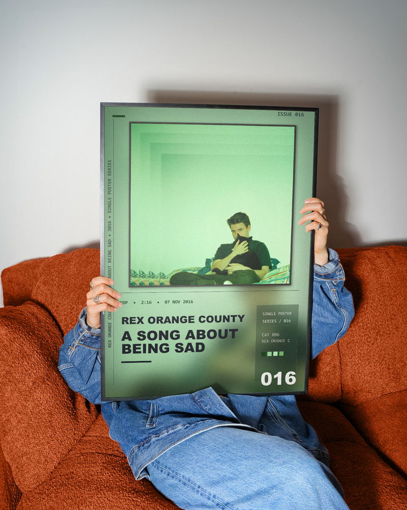 Music poster: Rex Orange County - A Song About Being Sad