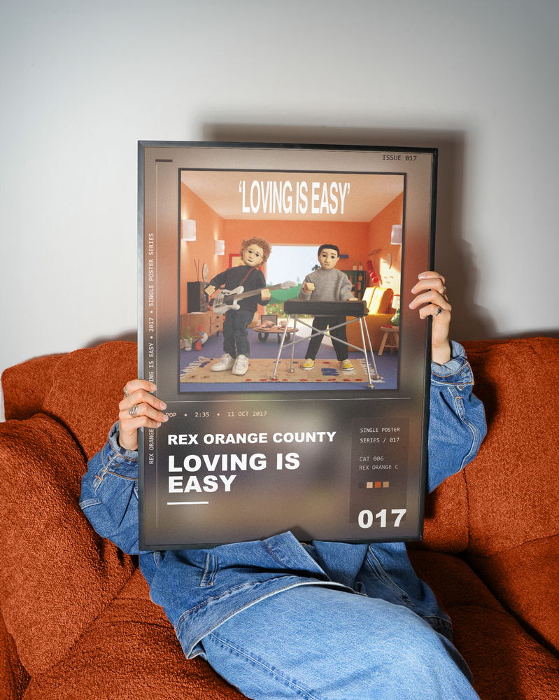 Music poster: Rex Orange County - Loving Is Easy