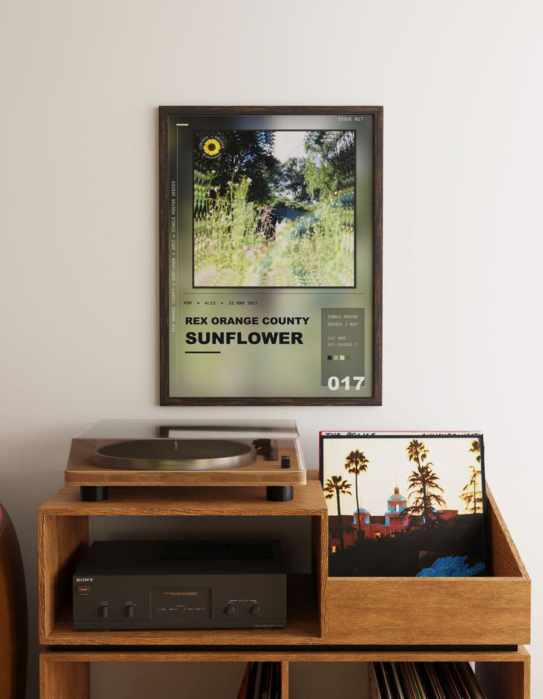 Music poster: Rex Orange County - Sunflower
