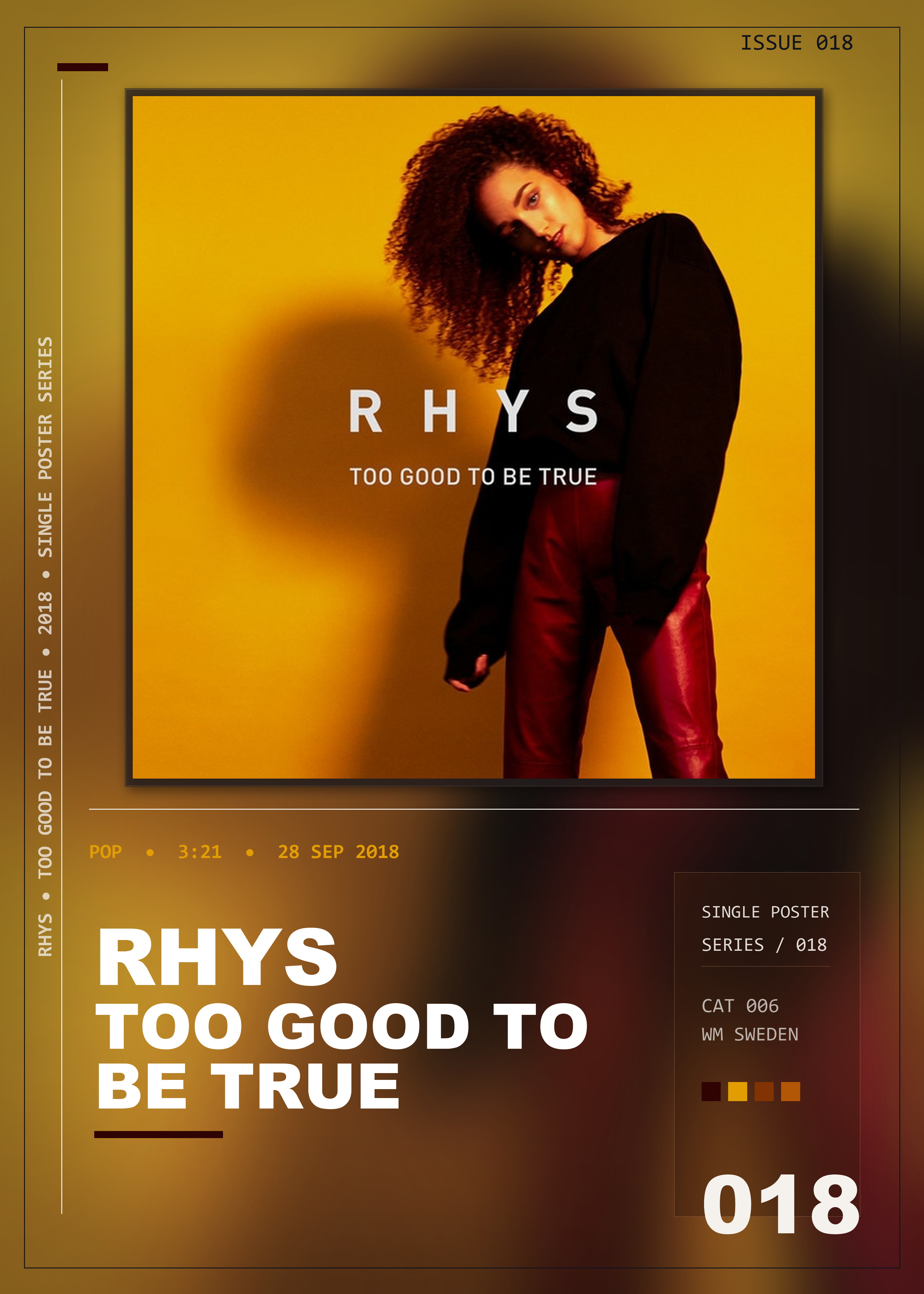 Music poster: Rhys - Too Good To Be True