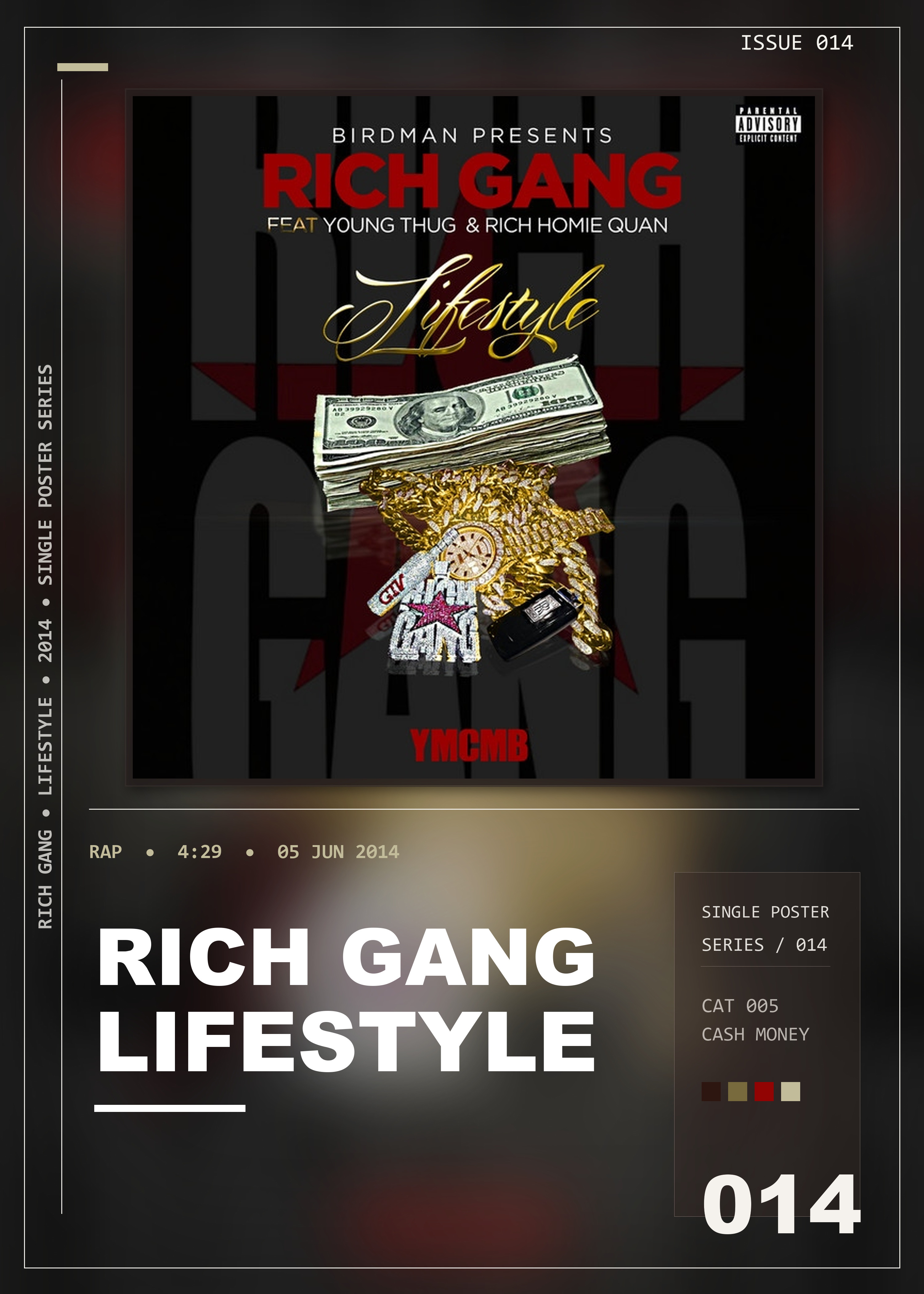 Music poster: Rich Gang - Lifestyle