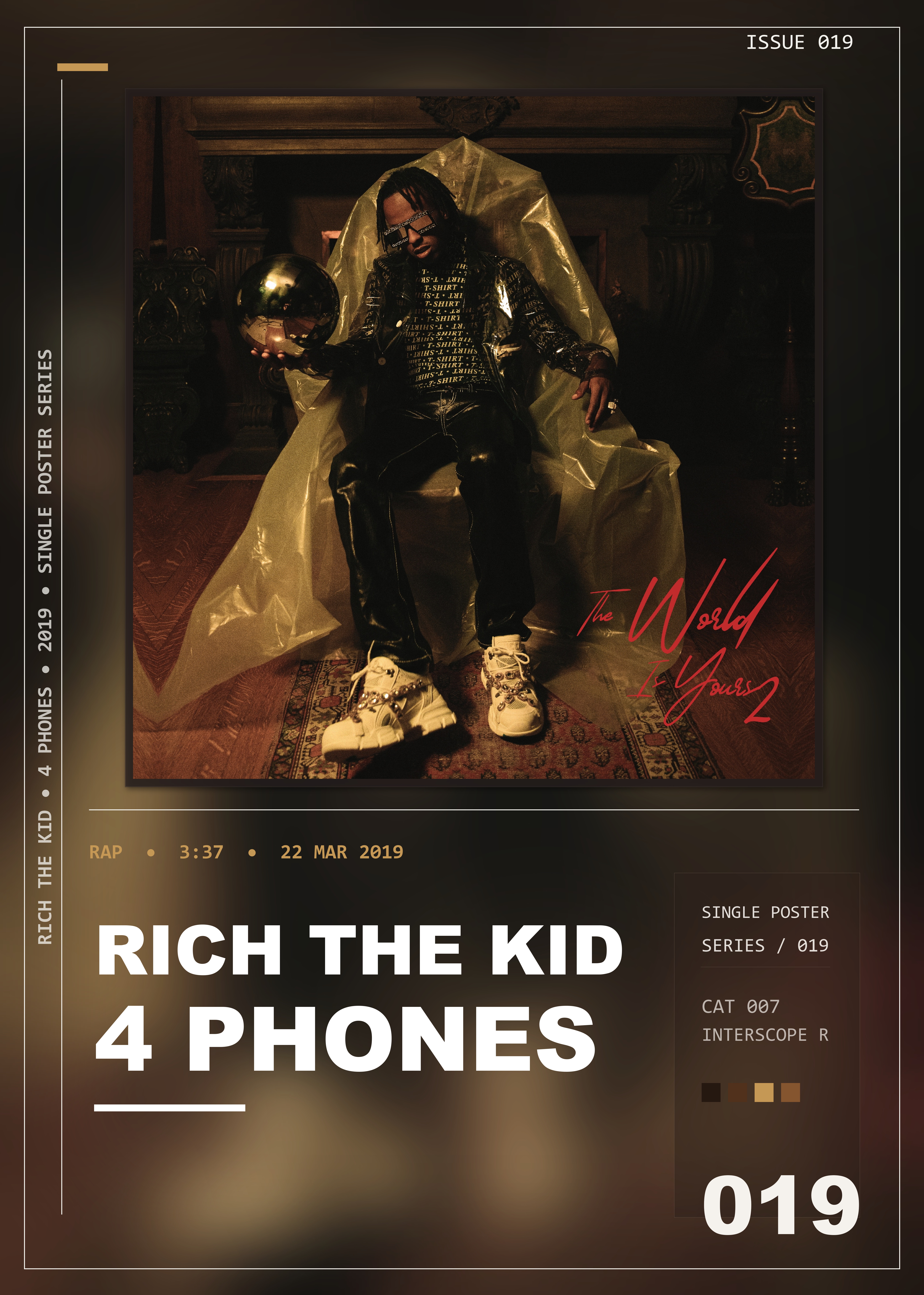 Music poster: Rich The Kid - 4 Phones