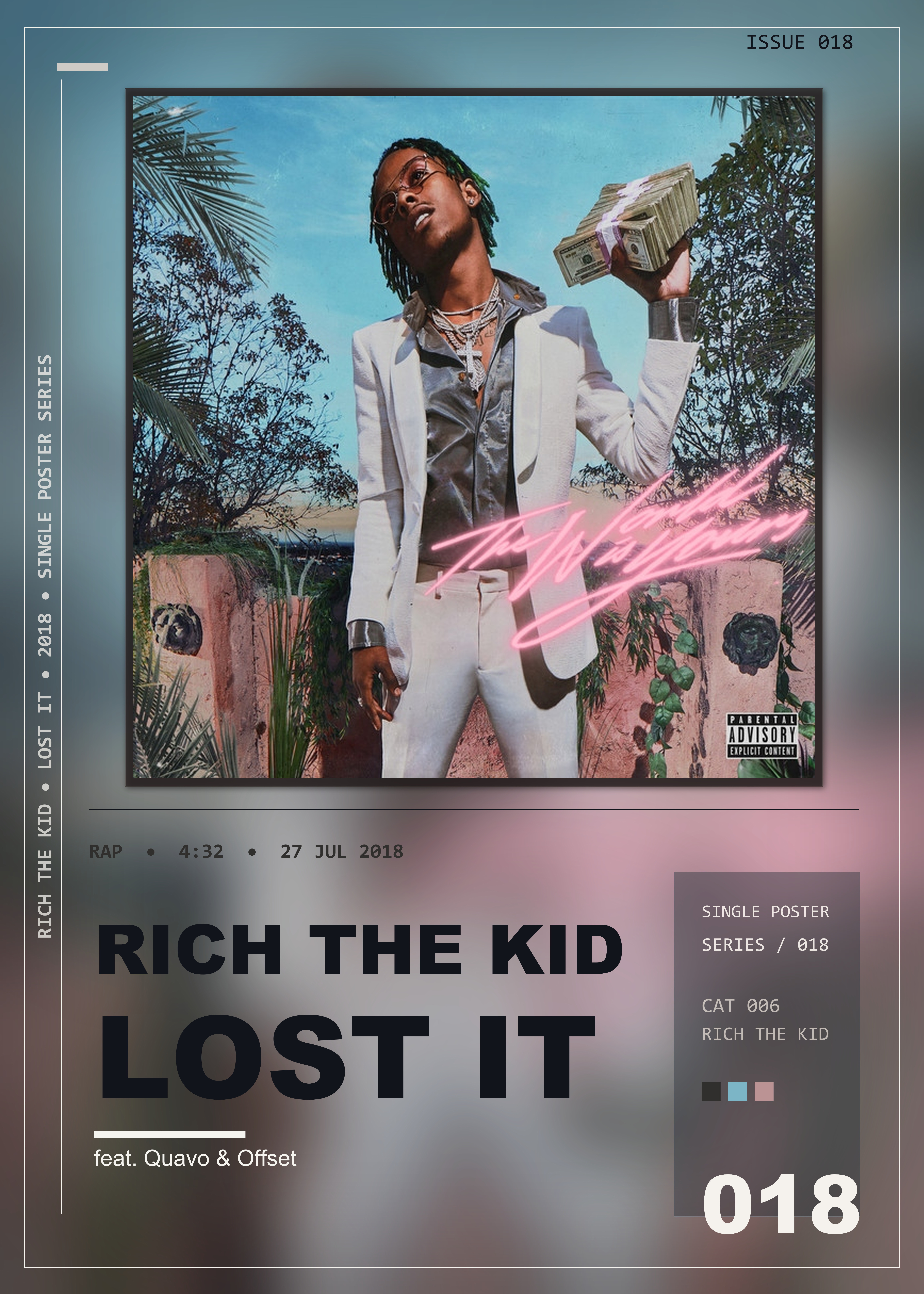 Music poster: Rich The Kid - Lost It feat Quavo Offset