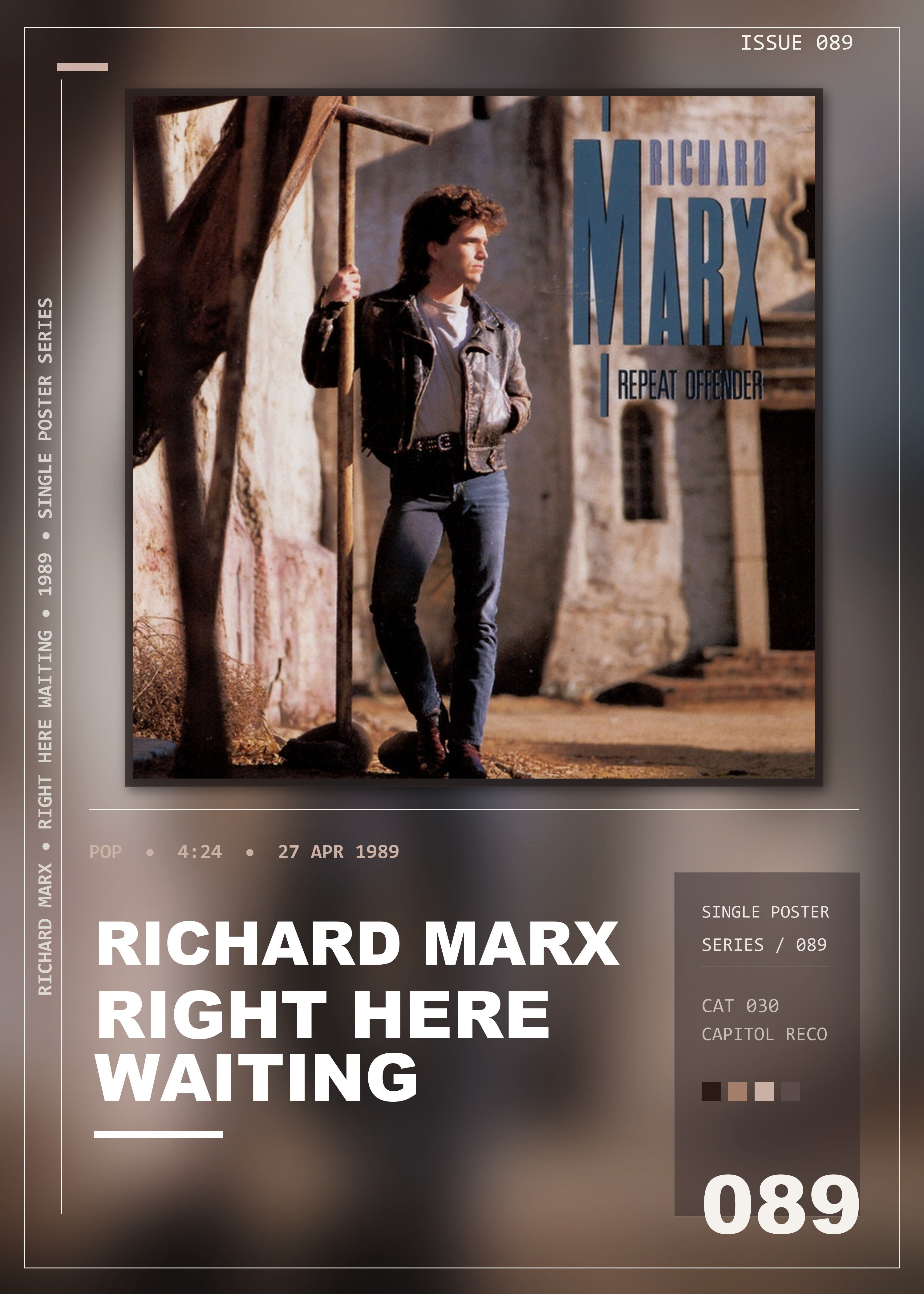Music poster: Richard Marx - Right Here Waiting