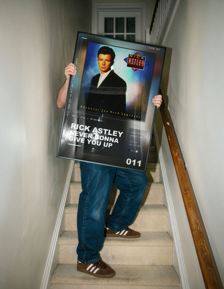 Music poster: Rick Astley - Never Gonna Give You Up
