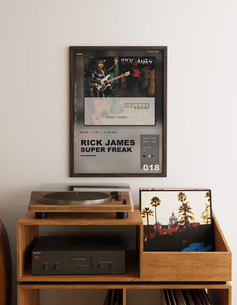Music poster: Rick James - Super Freak