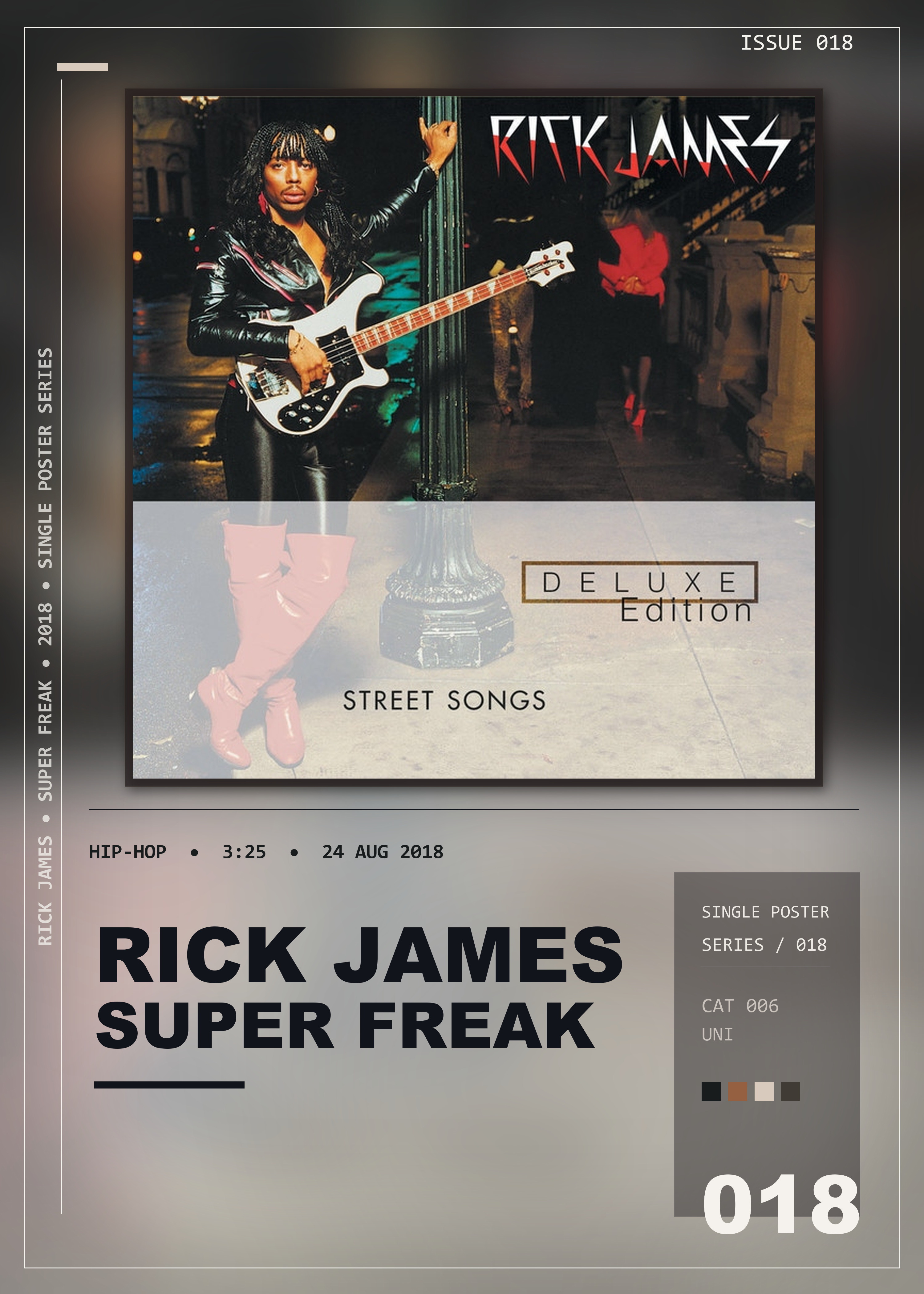 Music poster: Rick James - Super Freak