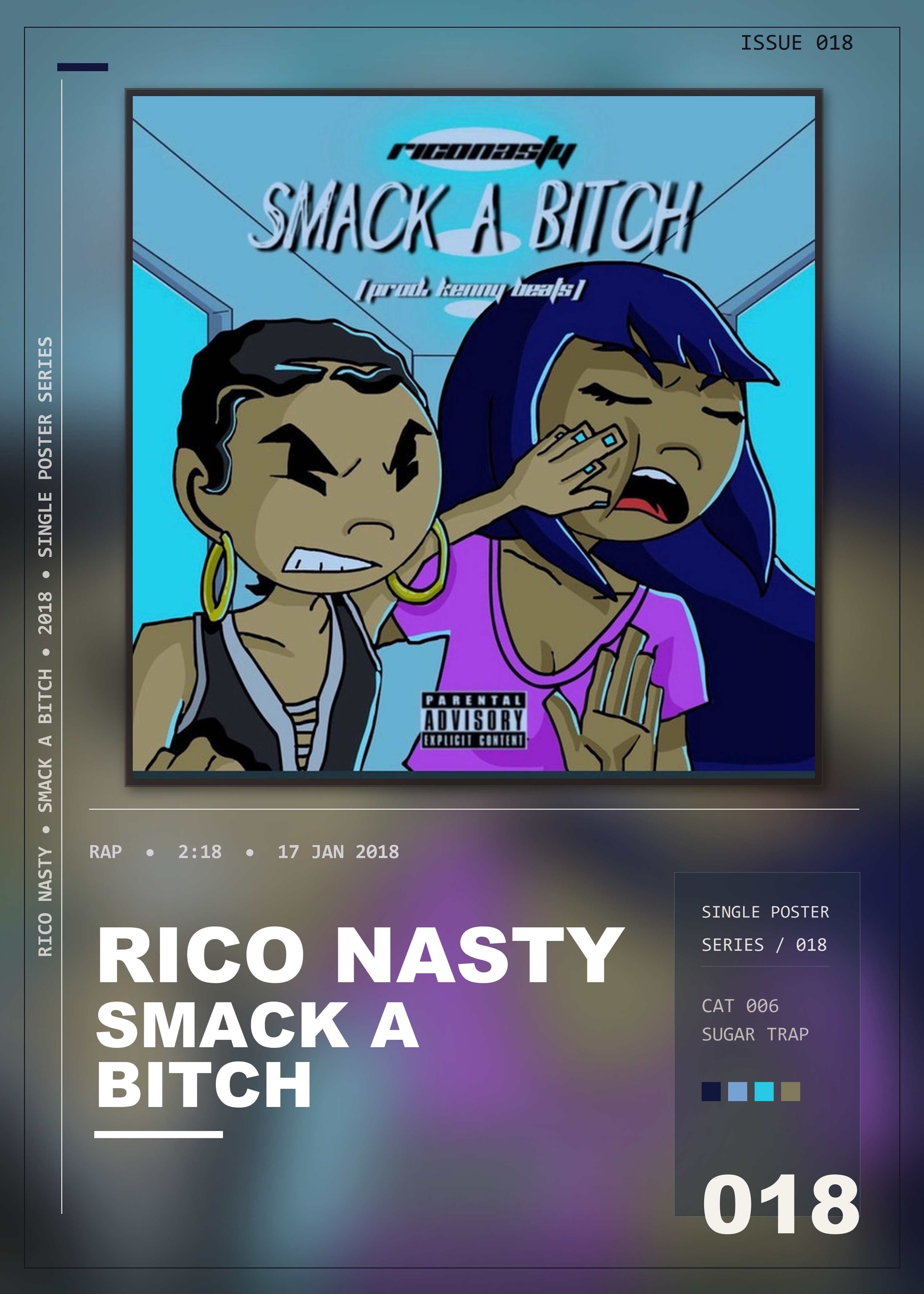 Music poster: Rico Nasty - Smack A Bitch