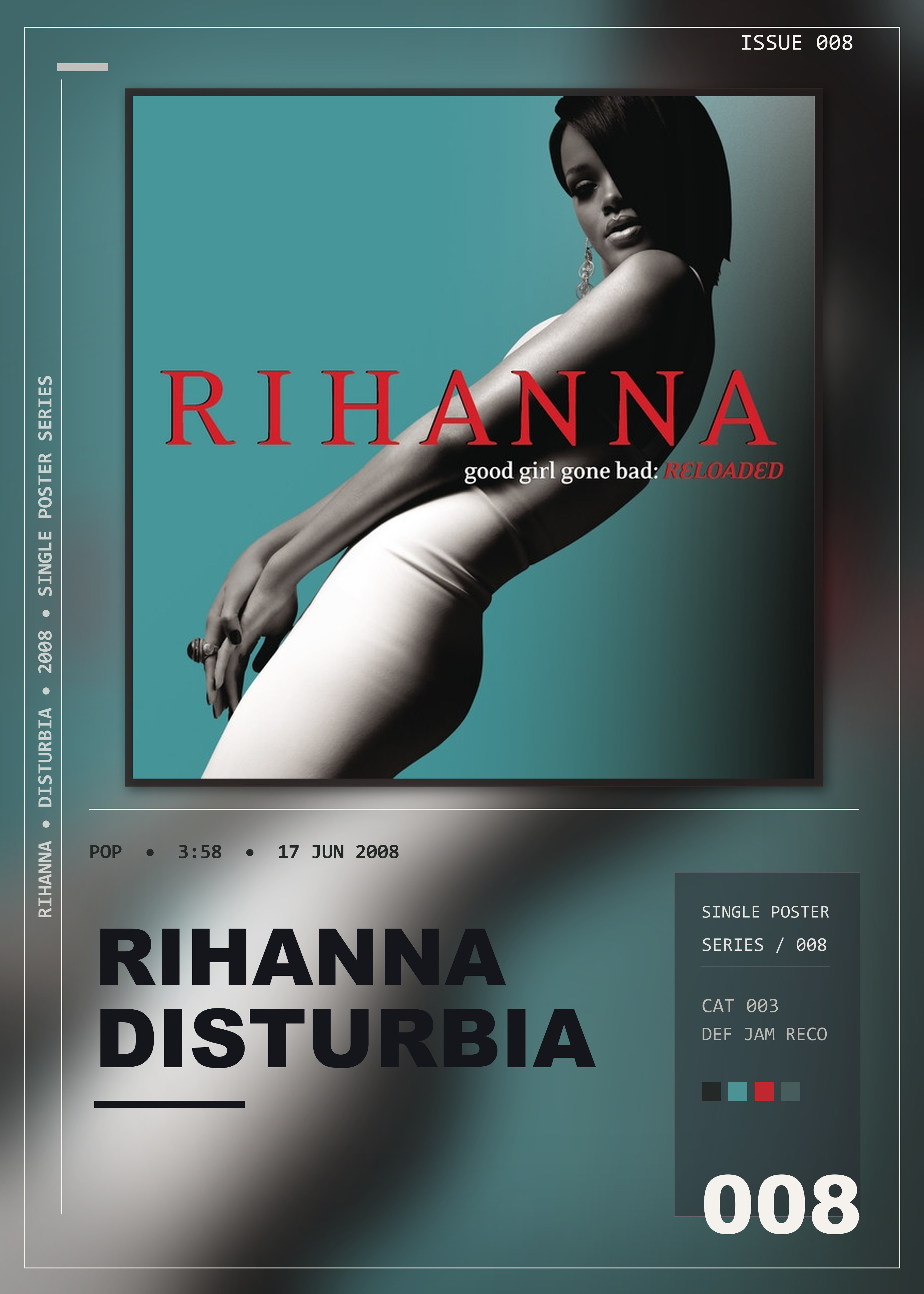 Music poster: Rihanna - Disturbia
