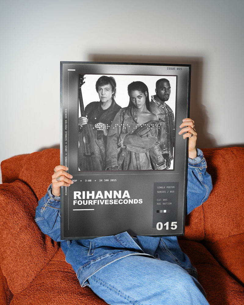Music poster: Rihanna - FourFiveSeconds