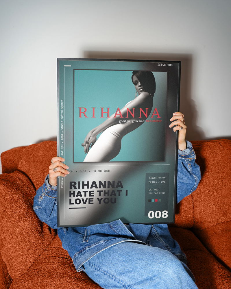 Music poster: Rihanna - Hate That I Love You