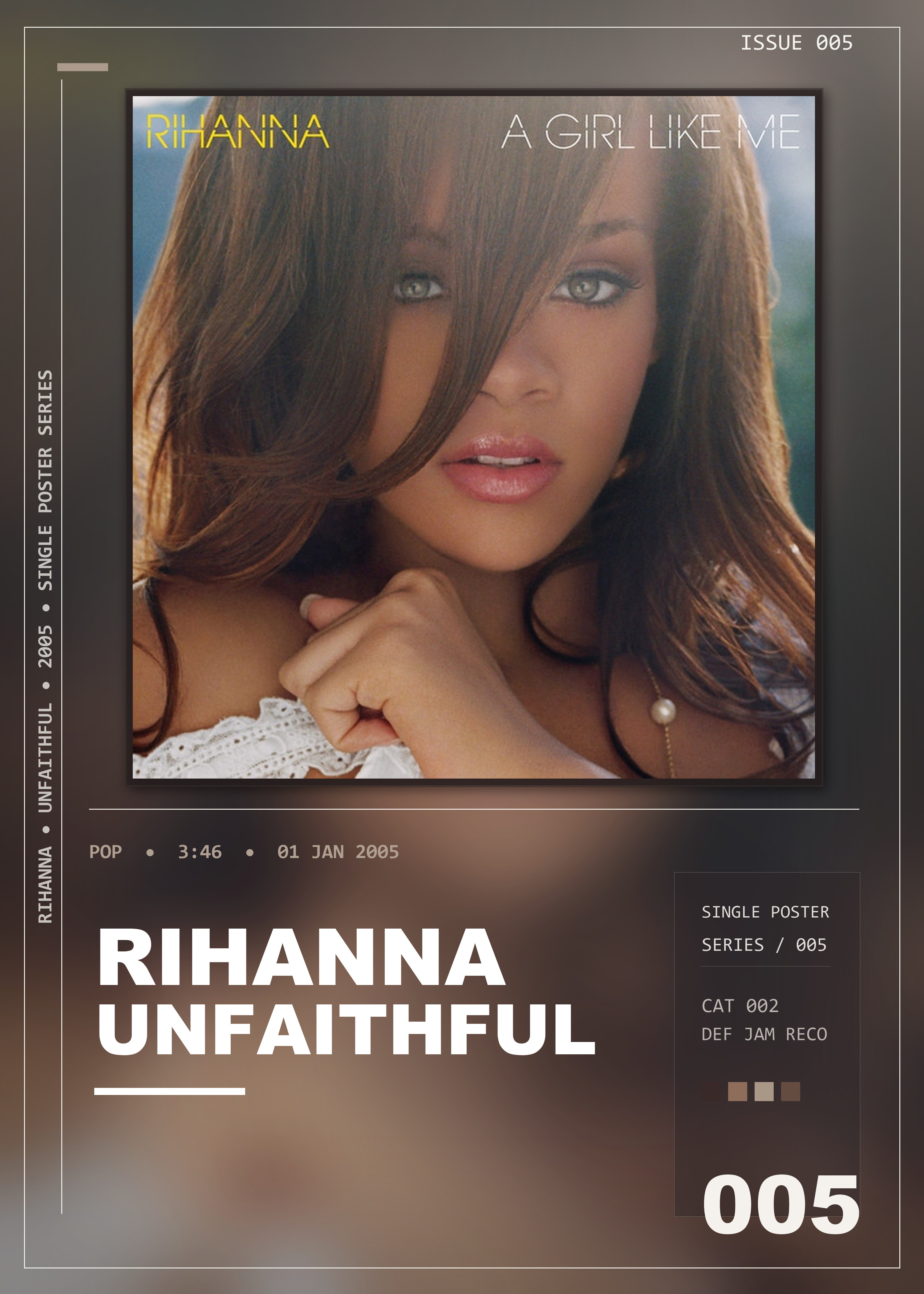 Music poster: Rihanna - Unfaithful