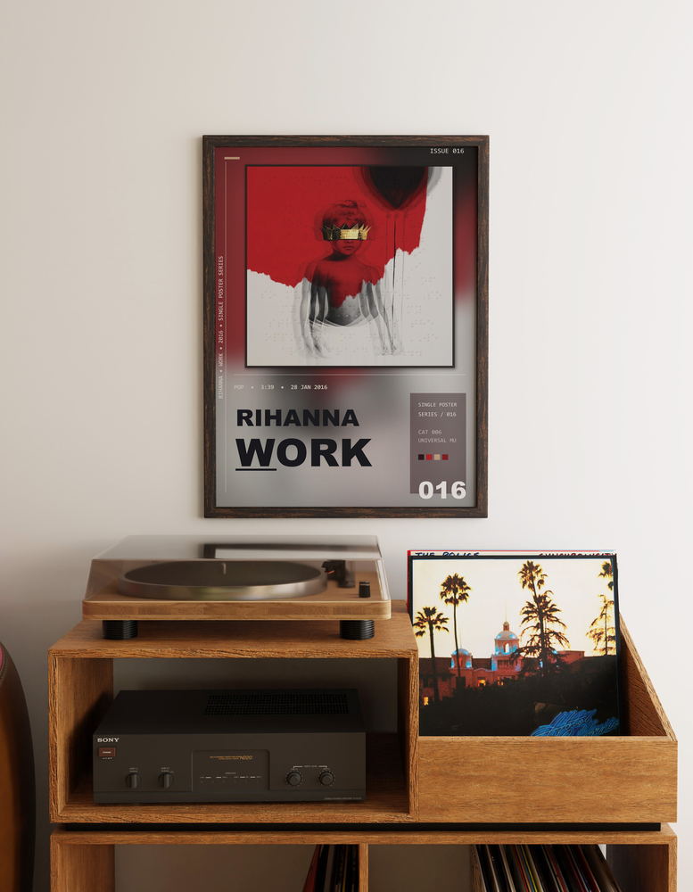 Music poster: Rihanna - Work