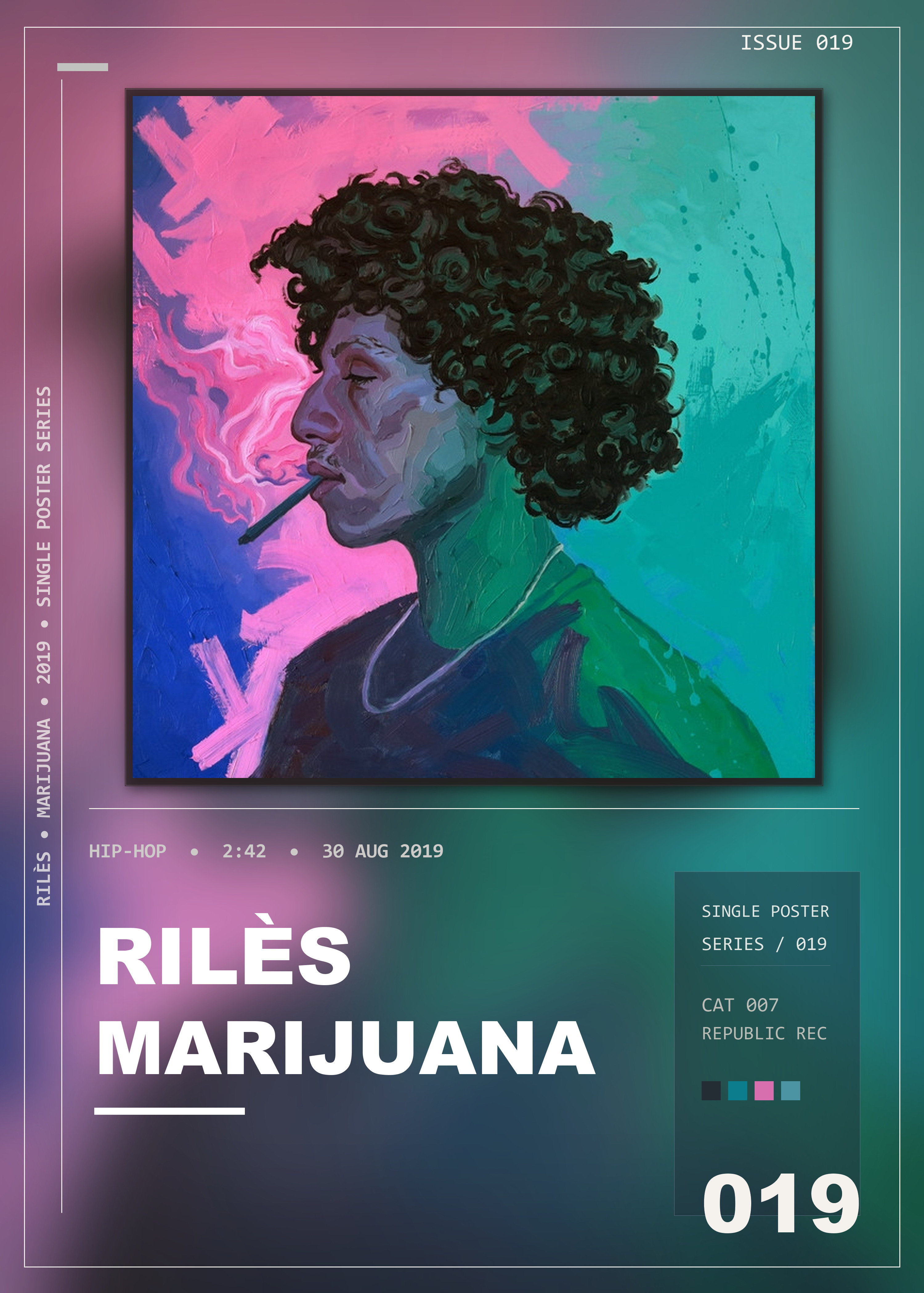 Music poster: Rilès - Marijuana
