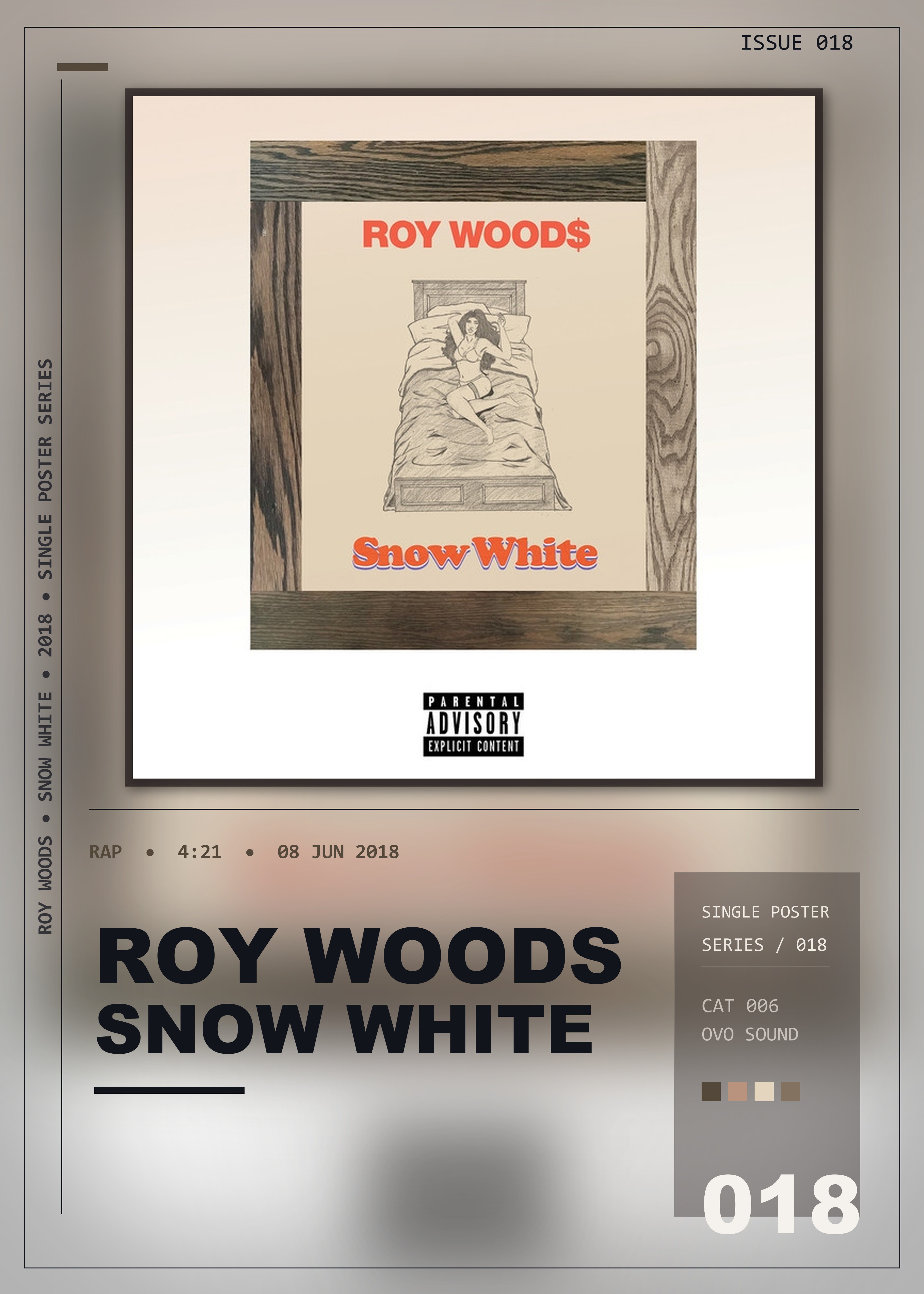 Music poster: Roy Woods - Snow White