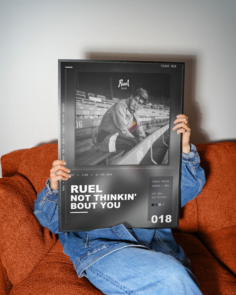 Music poster: Ruel - Not Thinkin Bout You