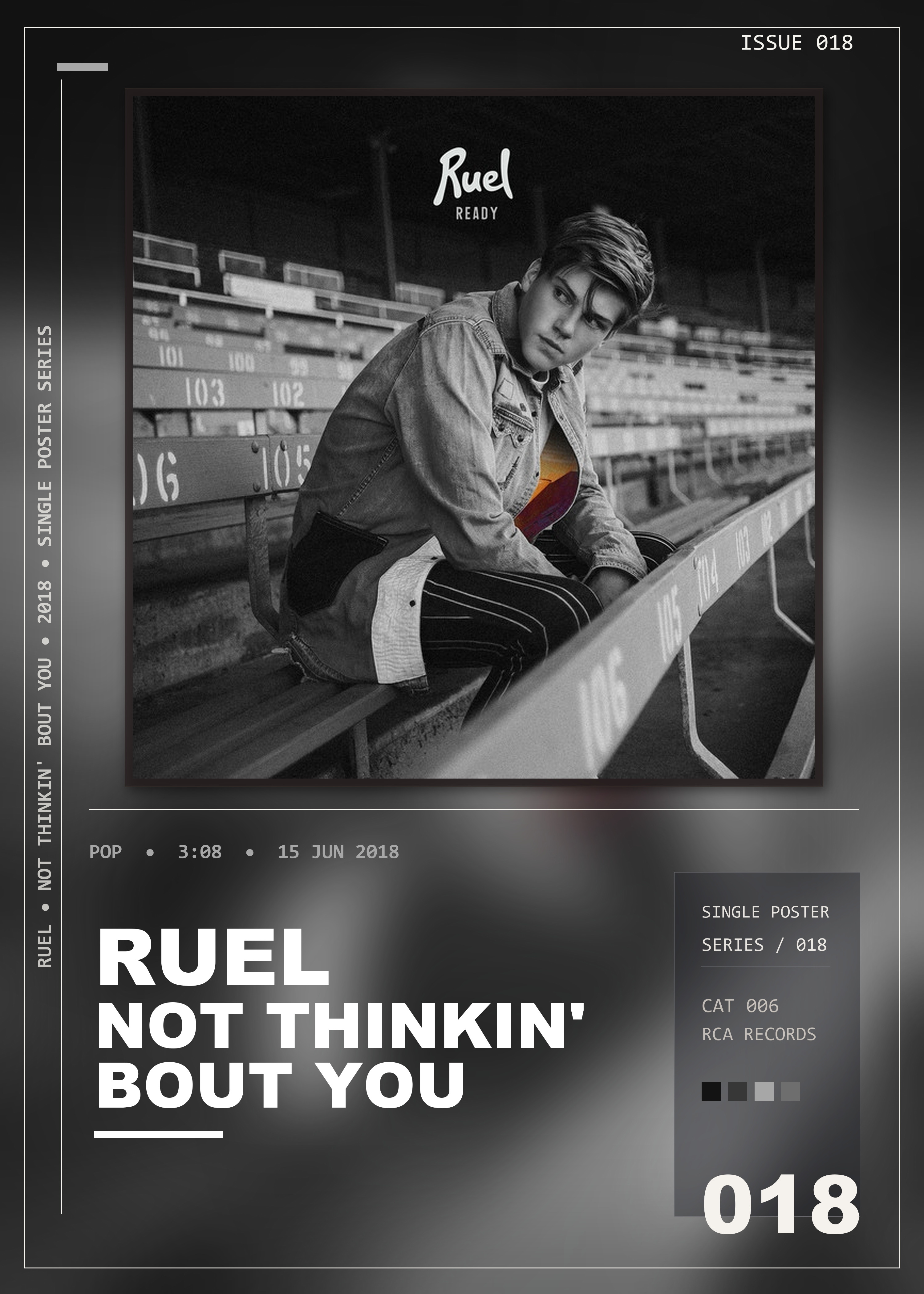 Music poster: Ruel - Not Thinkin Bout You