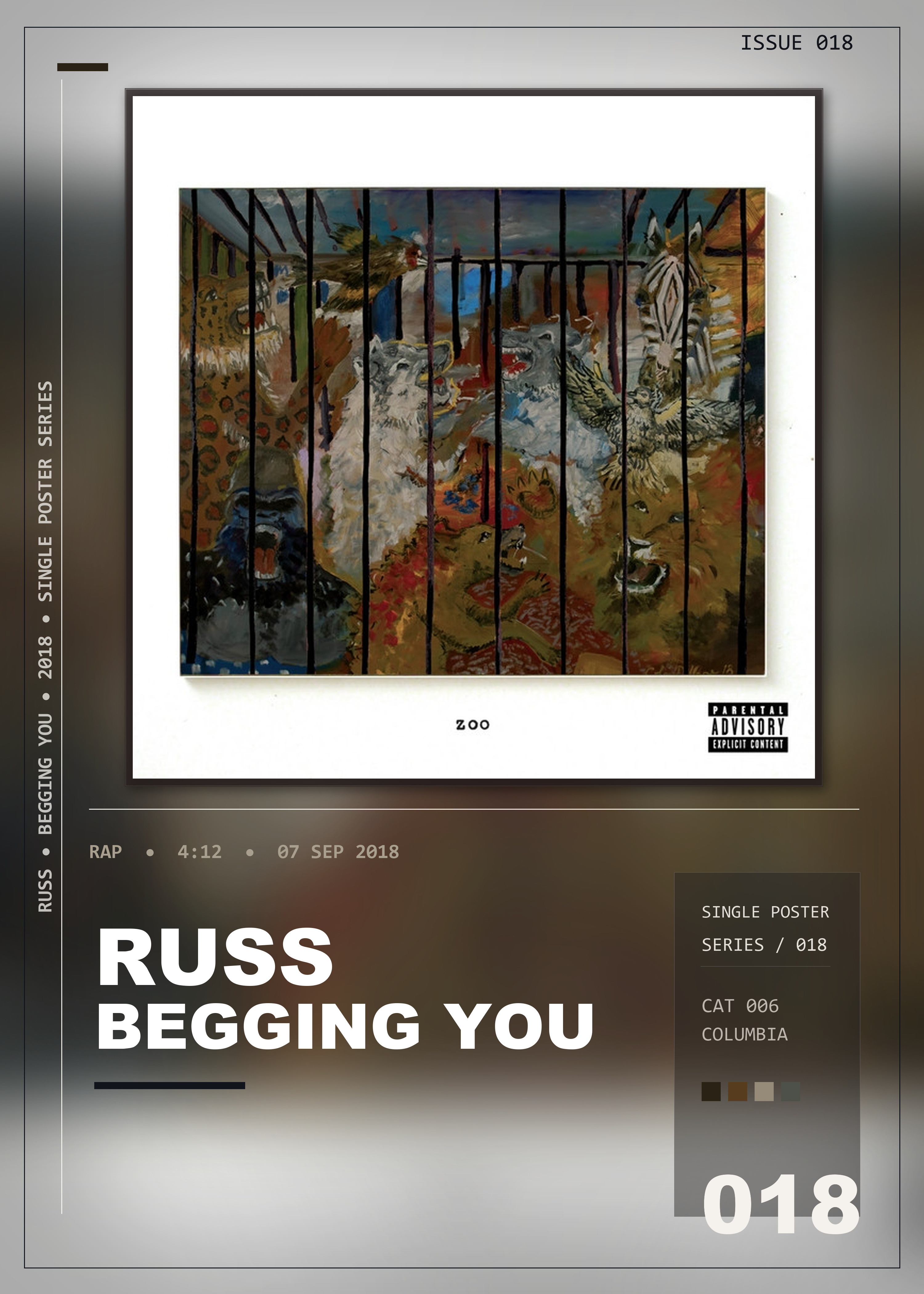 Music poster: Russ - Begging You