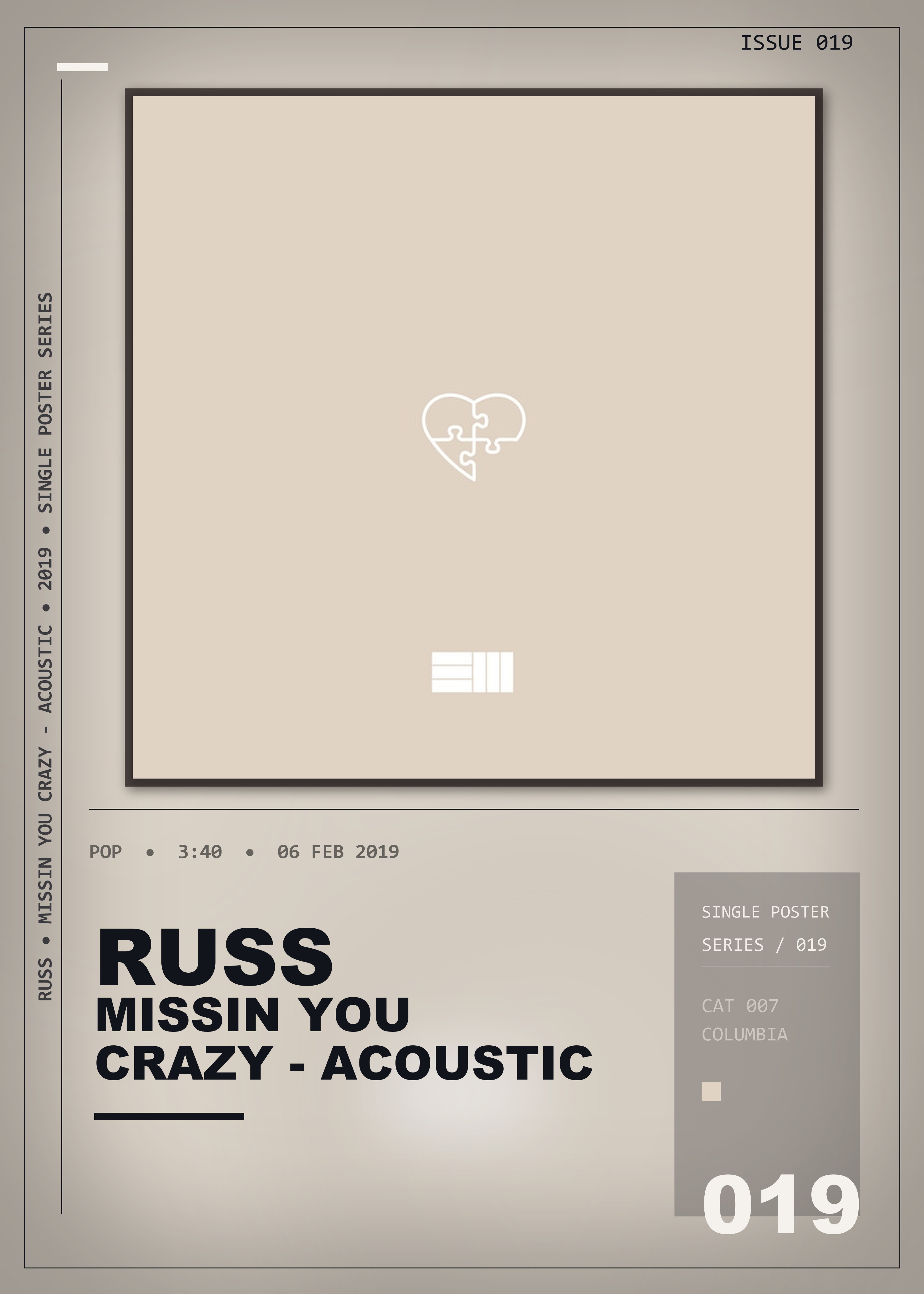 Music poster: Russ - Missin You Crazy - Acoustic