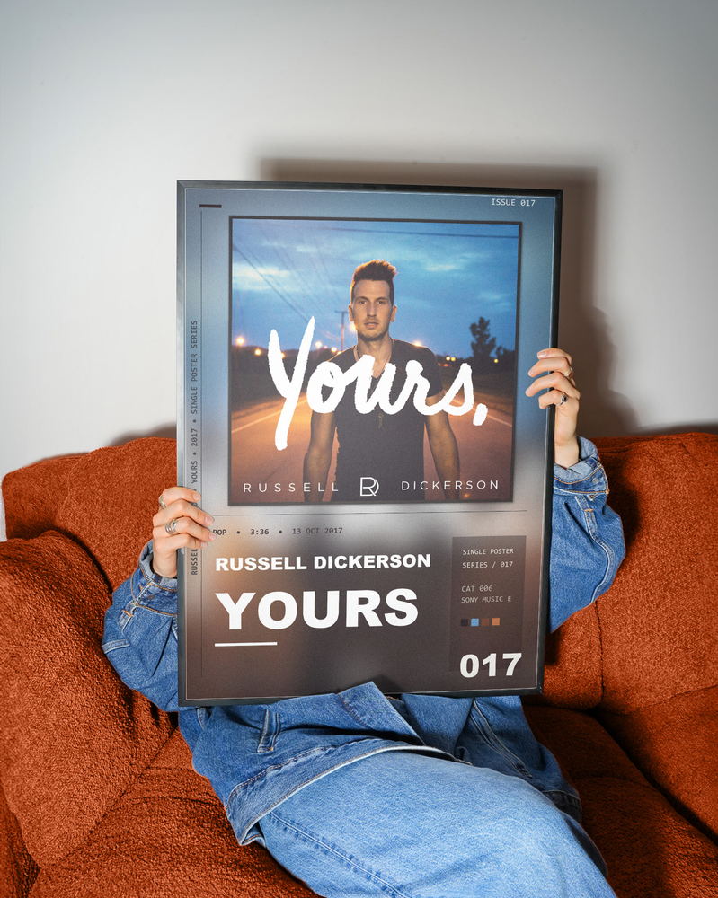 Music poster: Russell Dickerson - Yours