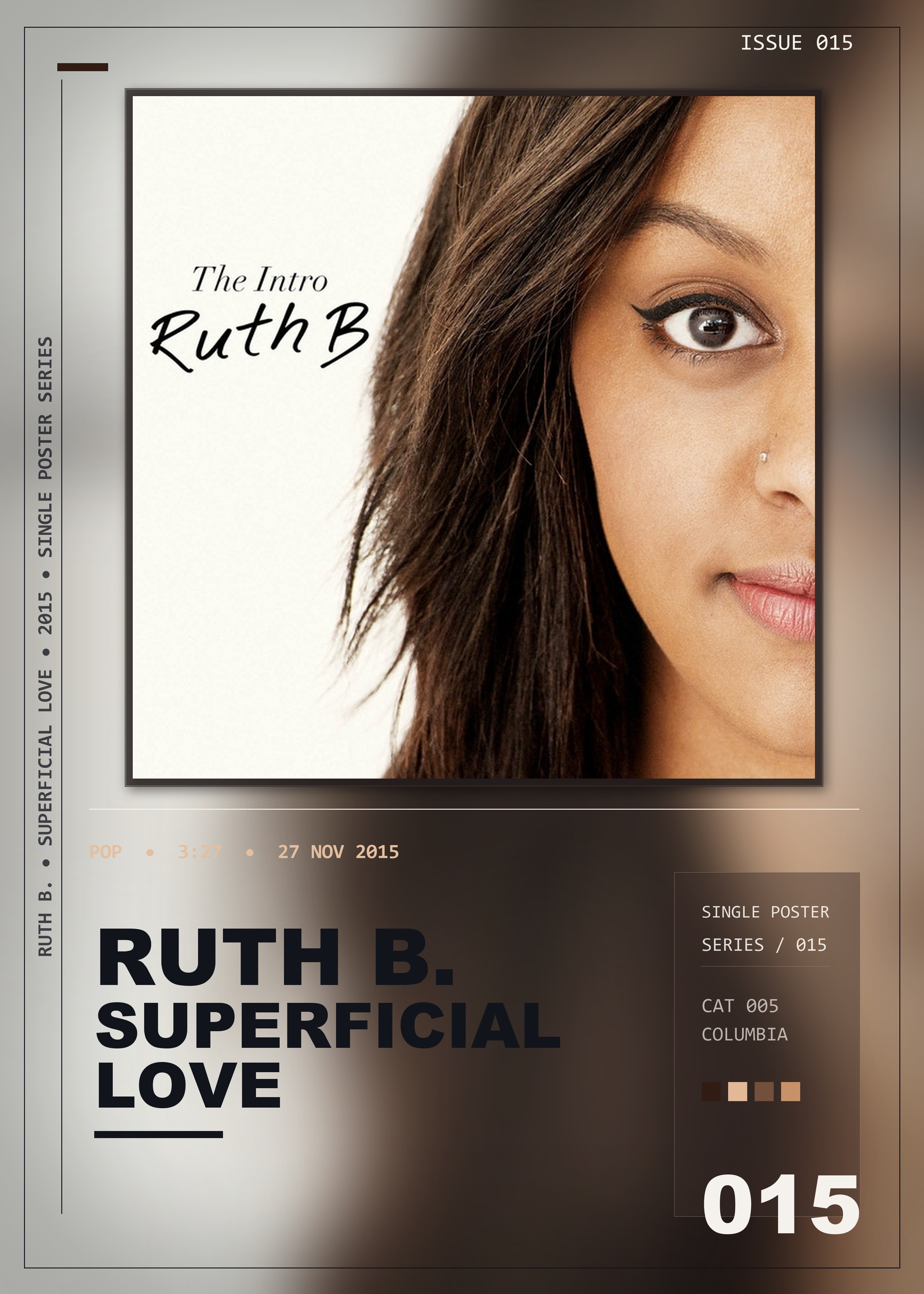 Music poster: Ruth B - Superficial Love