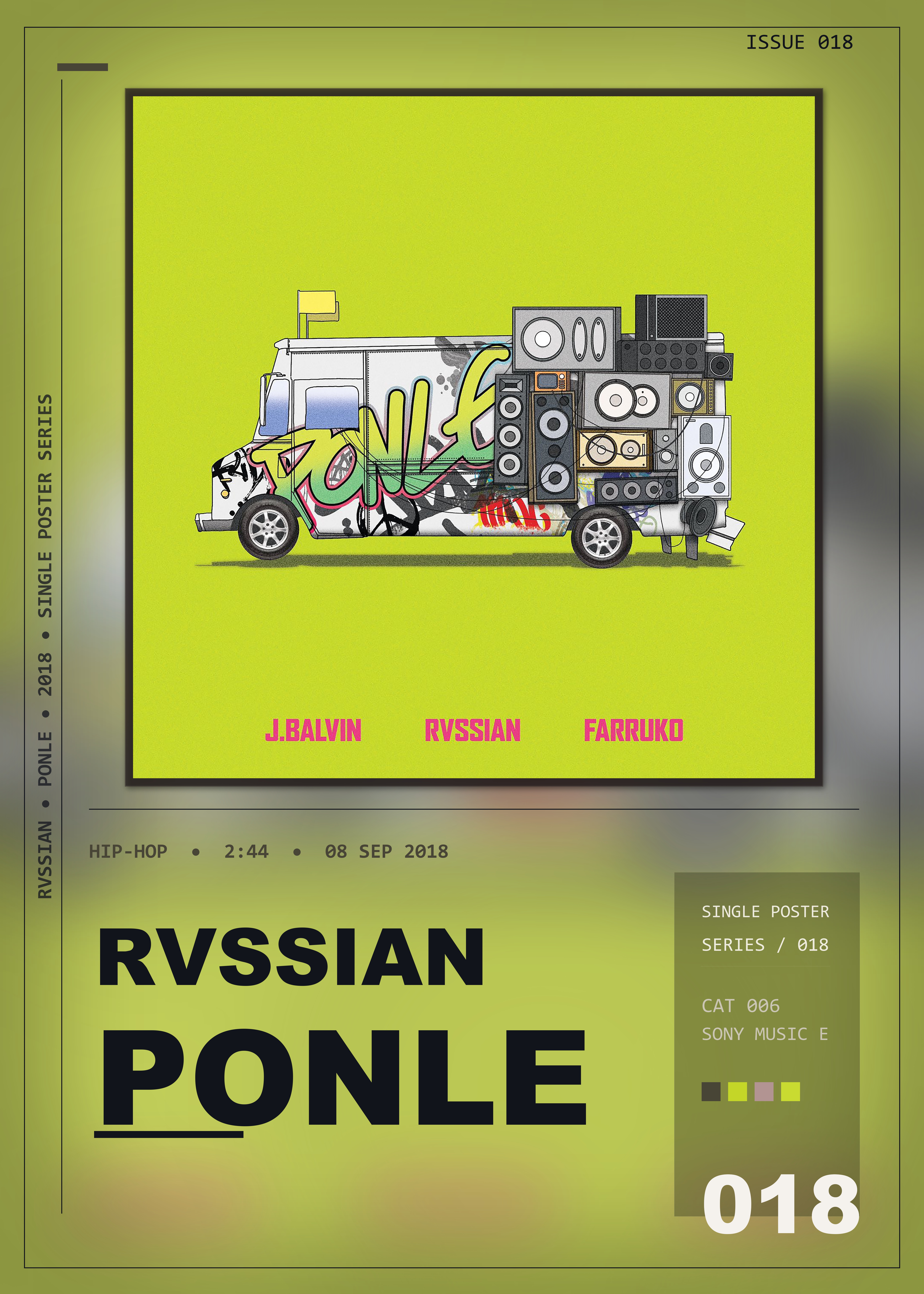 Music poster: Rvssian - Ponle