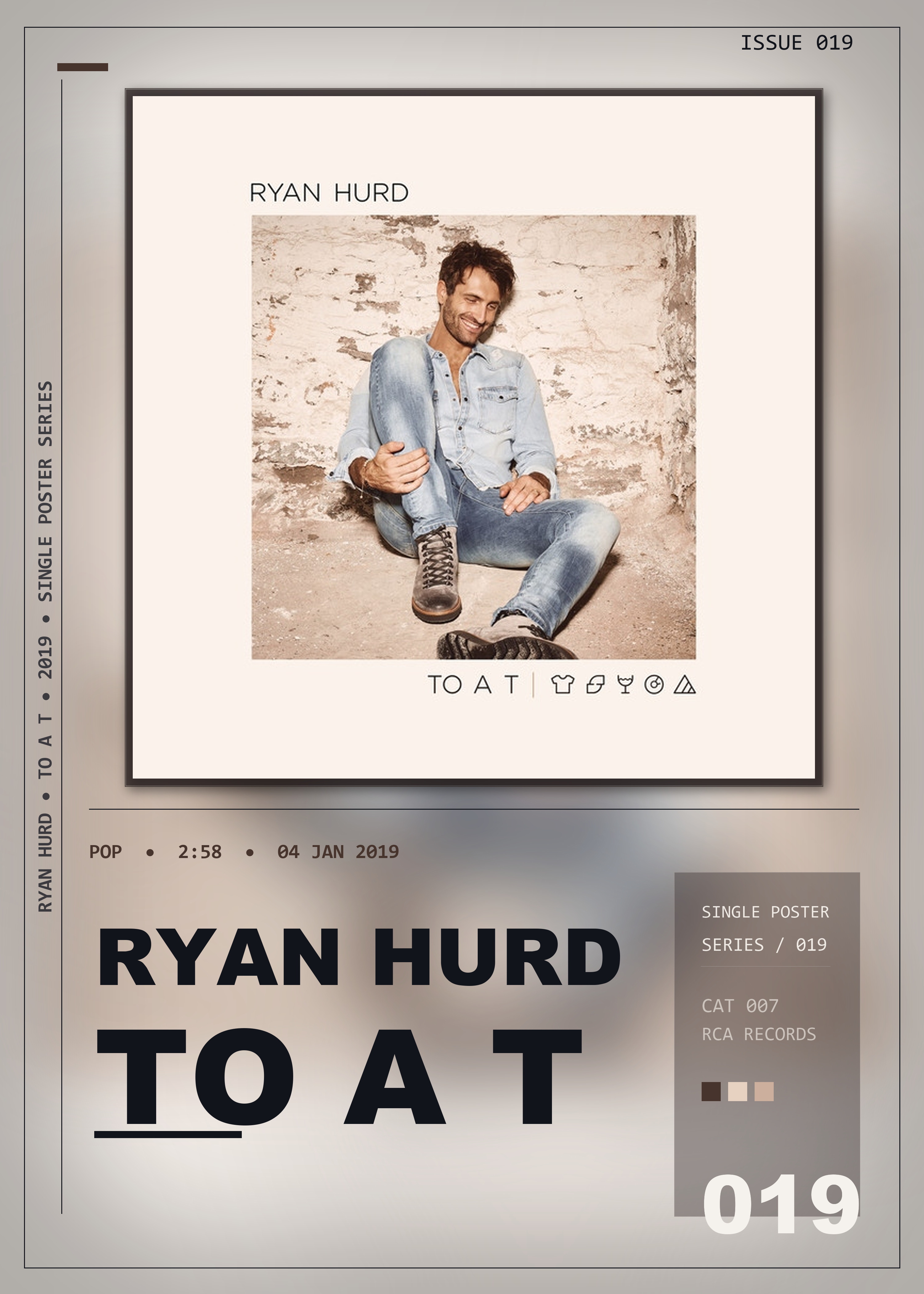 Music poster: Ryan Hurd - To a T