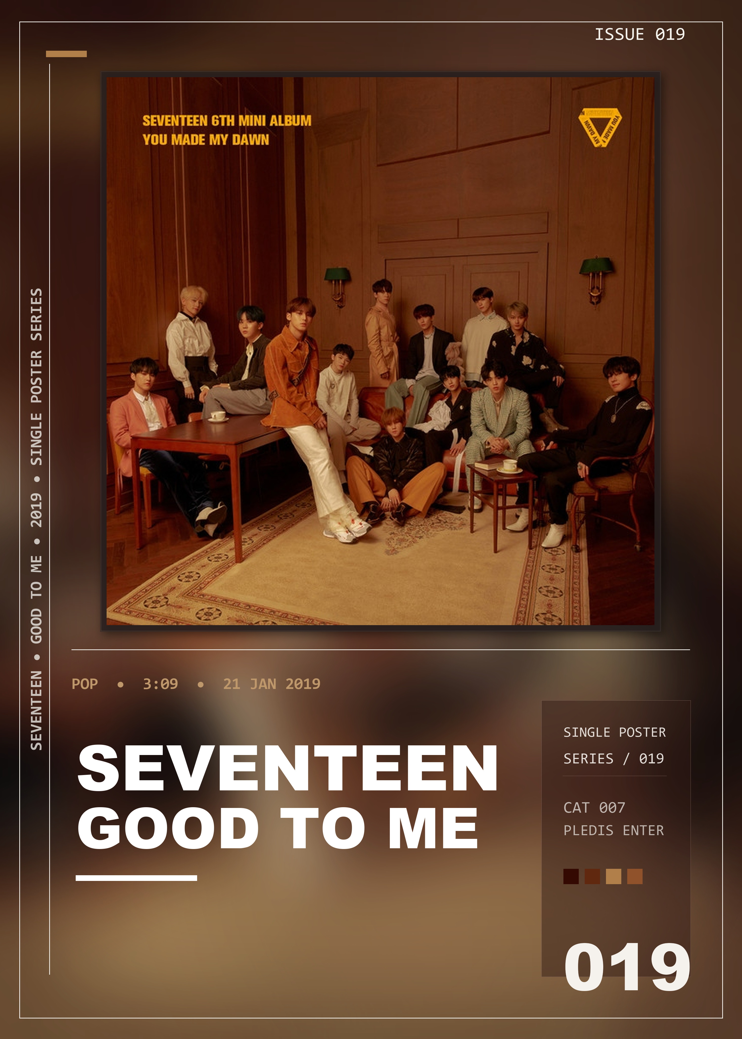Music poster: SEVENTEEN - Good to Me