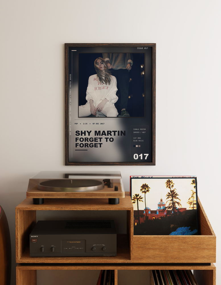 Music poster: SHY Martin - Forget to Forget