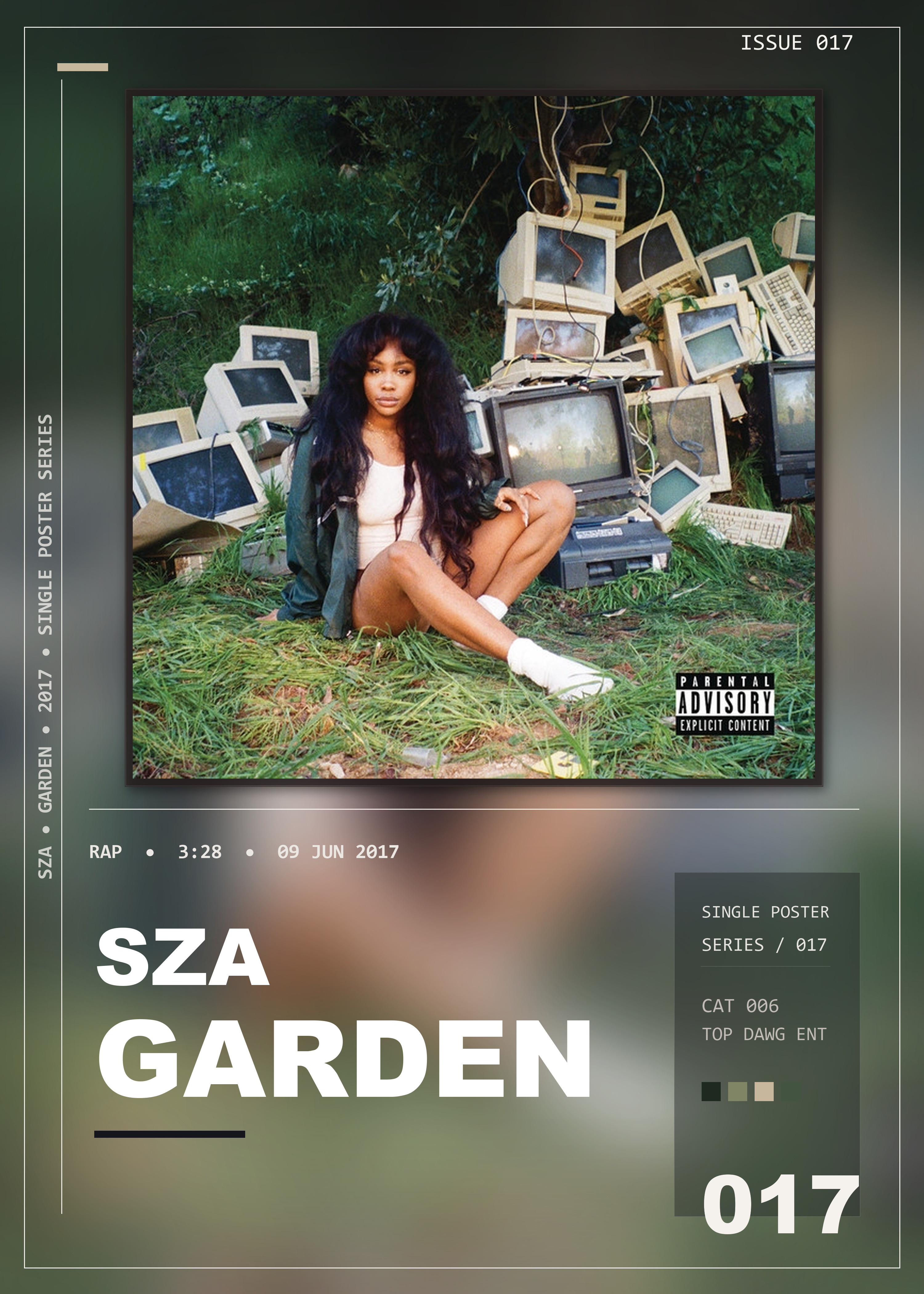 Music poster: SZA - Garden Say It Like Dat
