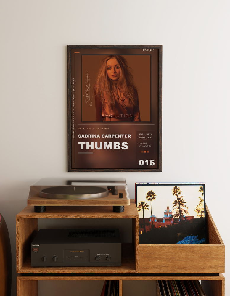Music poster: Sabrina Carpenter - Thumbs