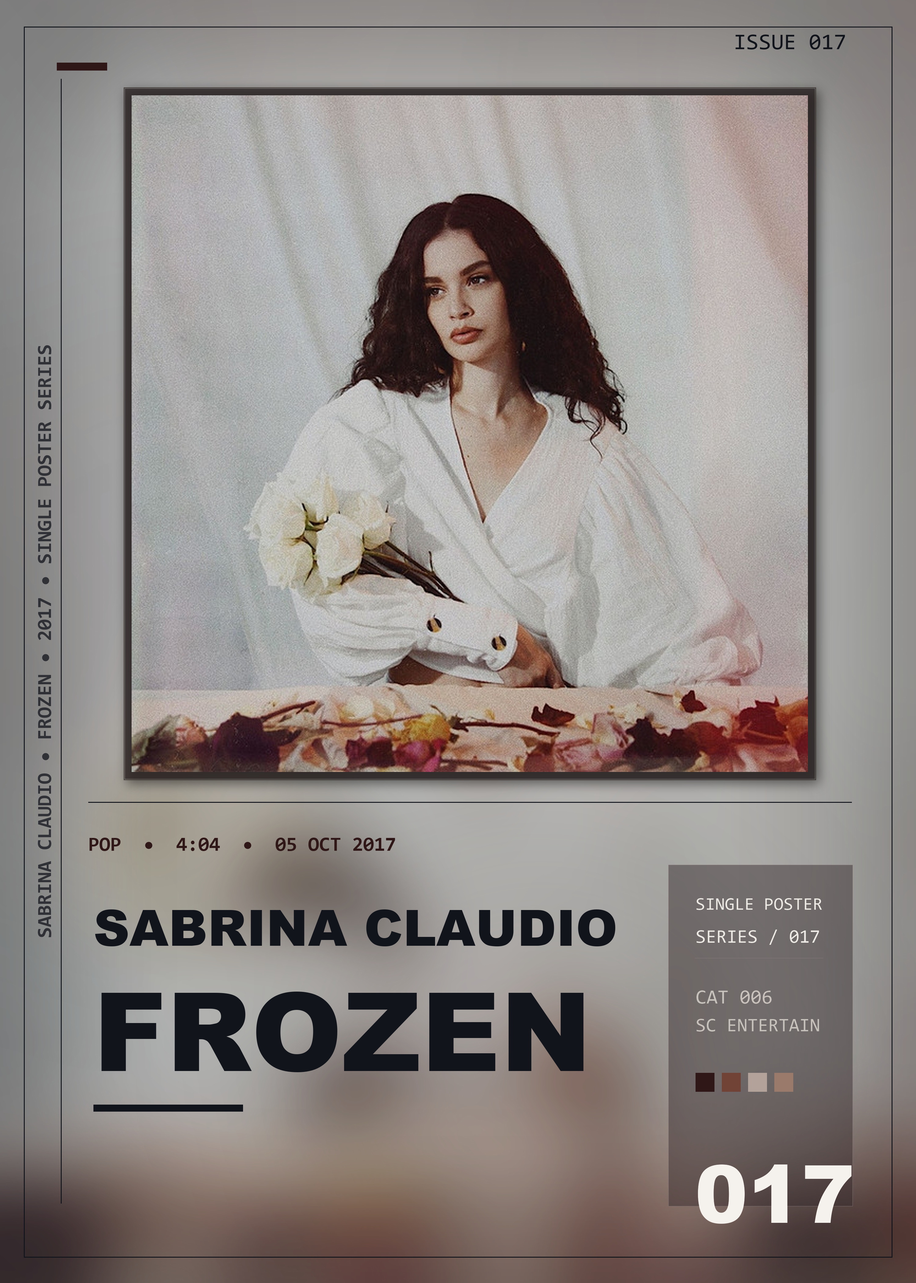 Music poster: Sabrina Claudio - Frozen
