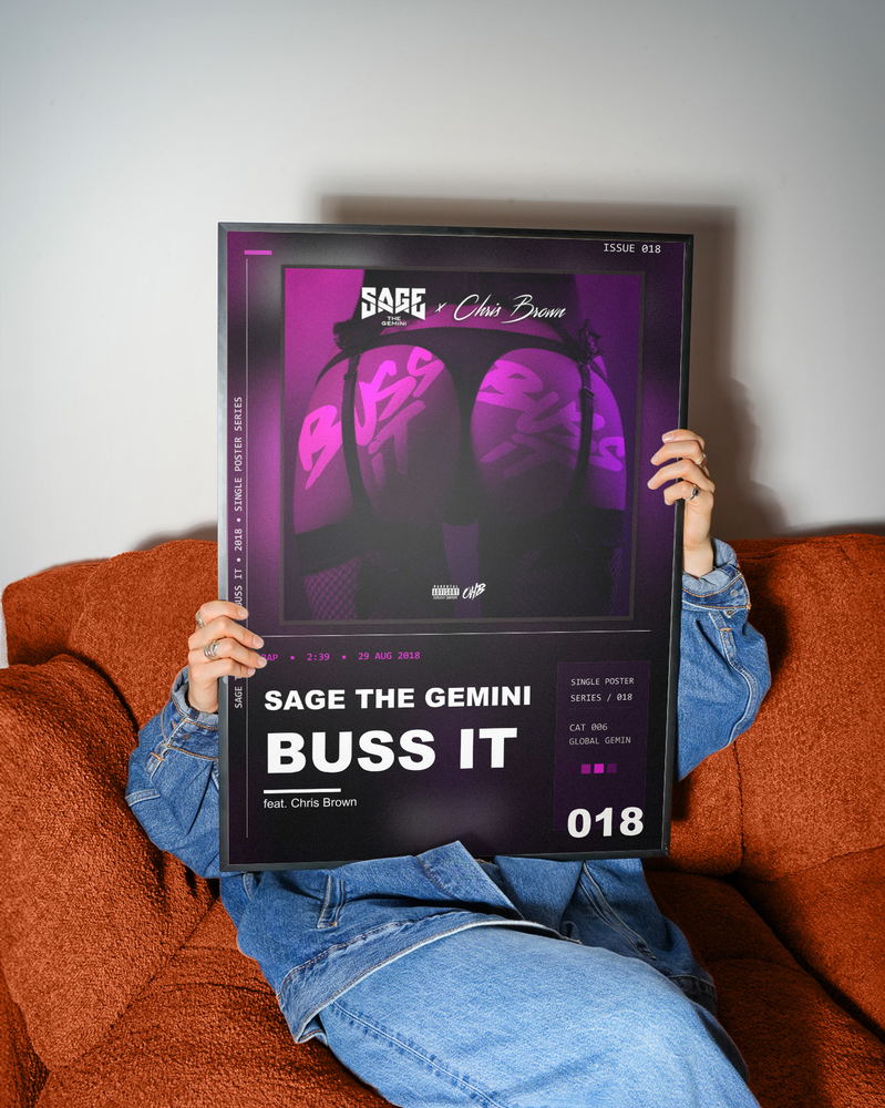 Music poster: Sage The Gemini - Buss It feat Chris Brown