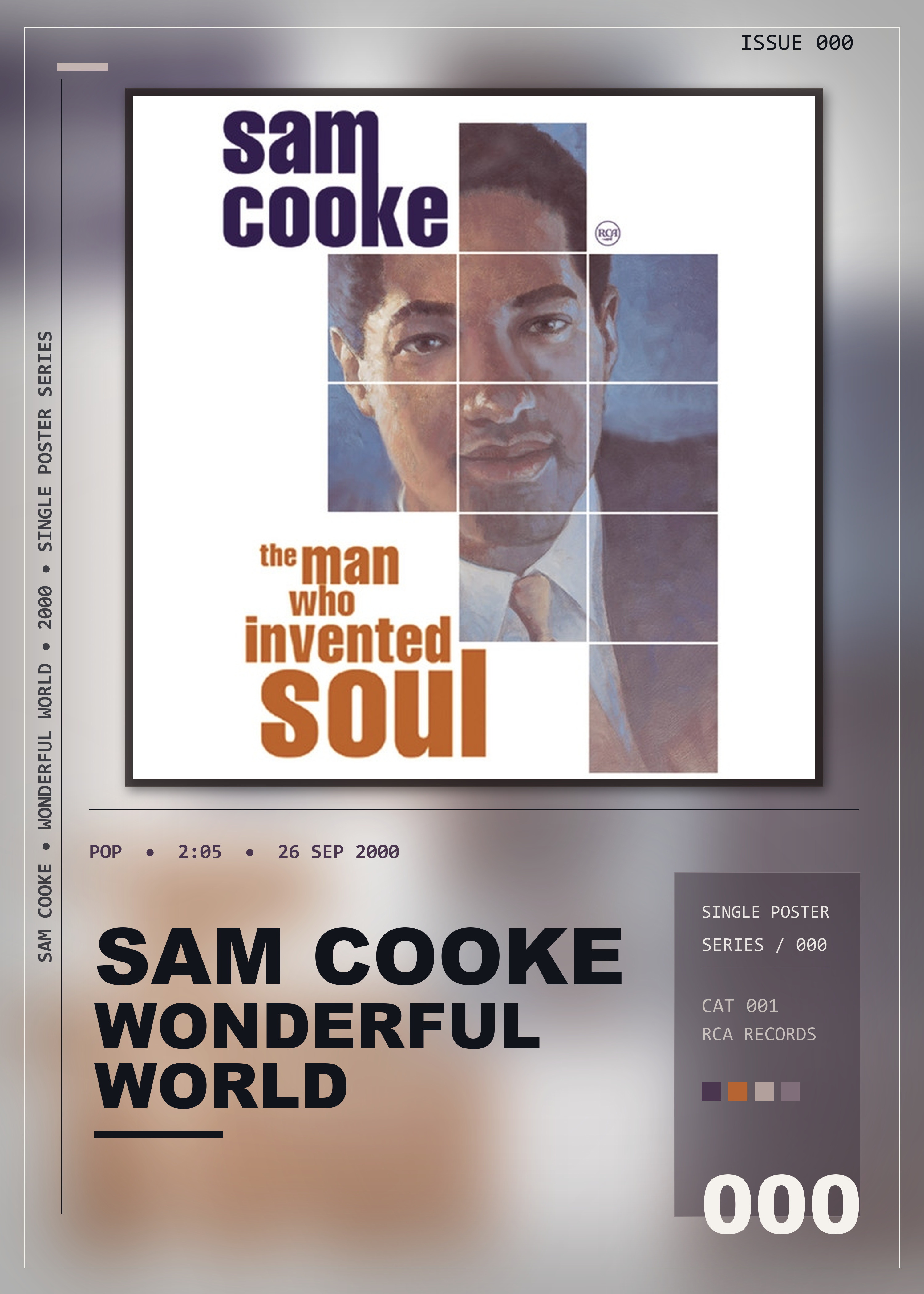 Music poster: Sam Cooke - What A Wonderful World