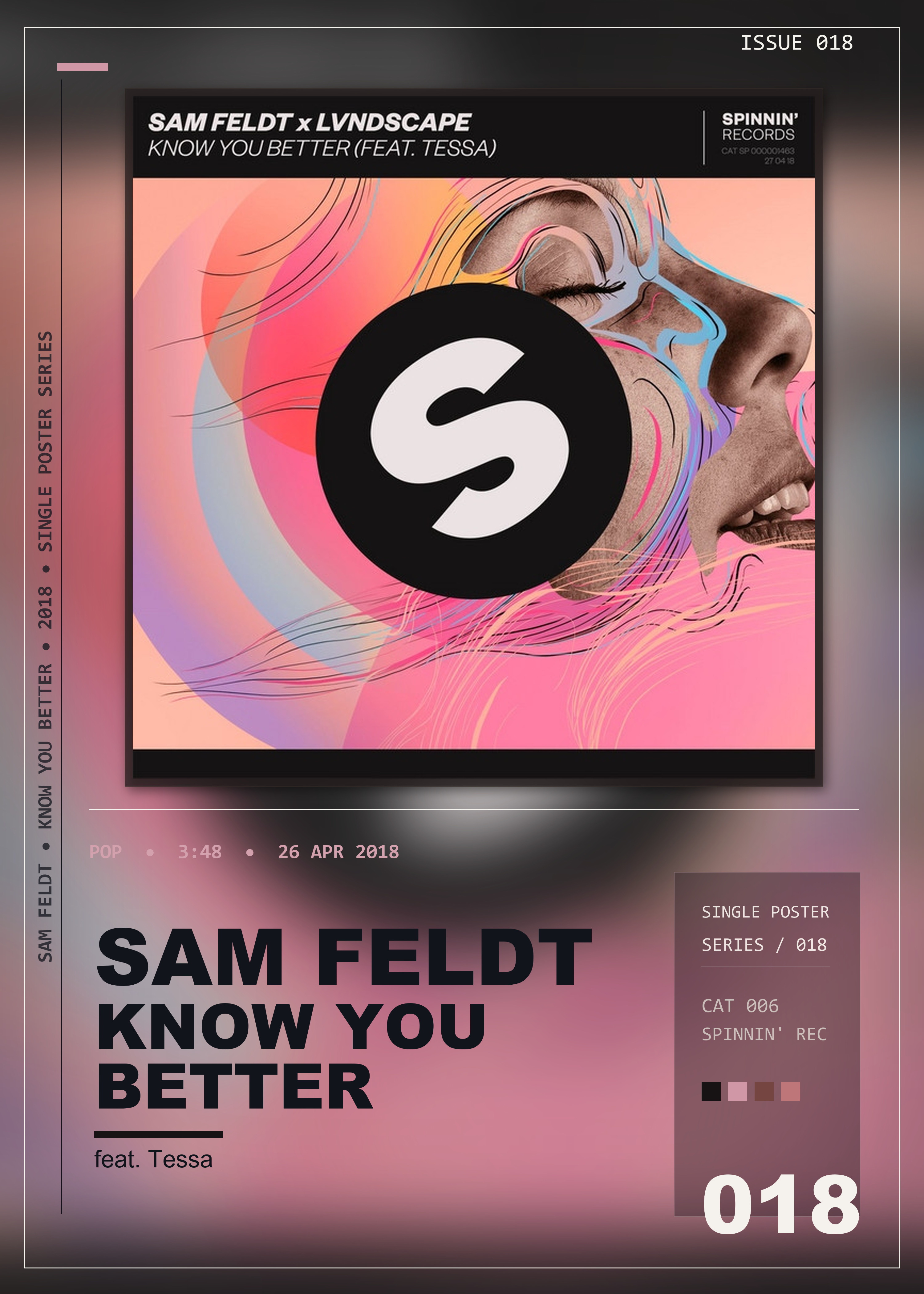 Music poster: Sam Feldt - Know You Better feat Tessa
