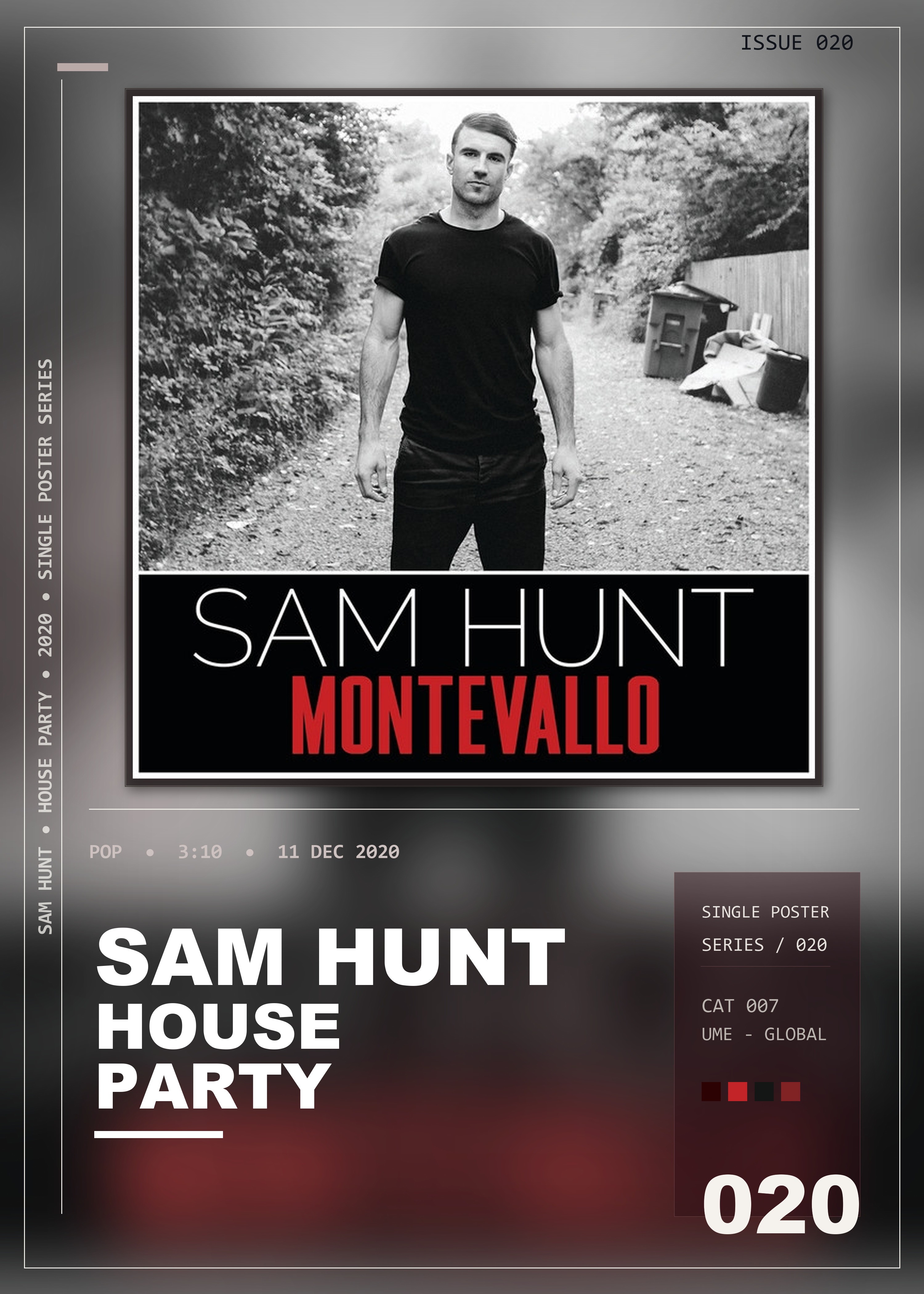 Music poster: Sam Hunt - House Party