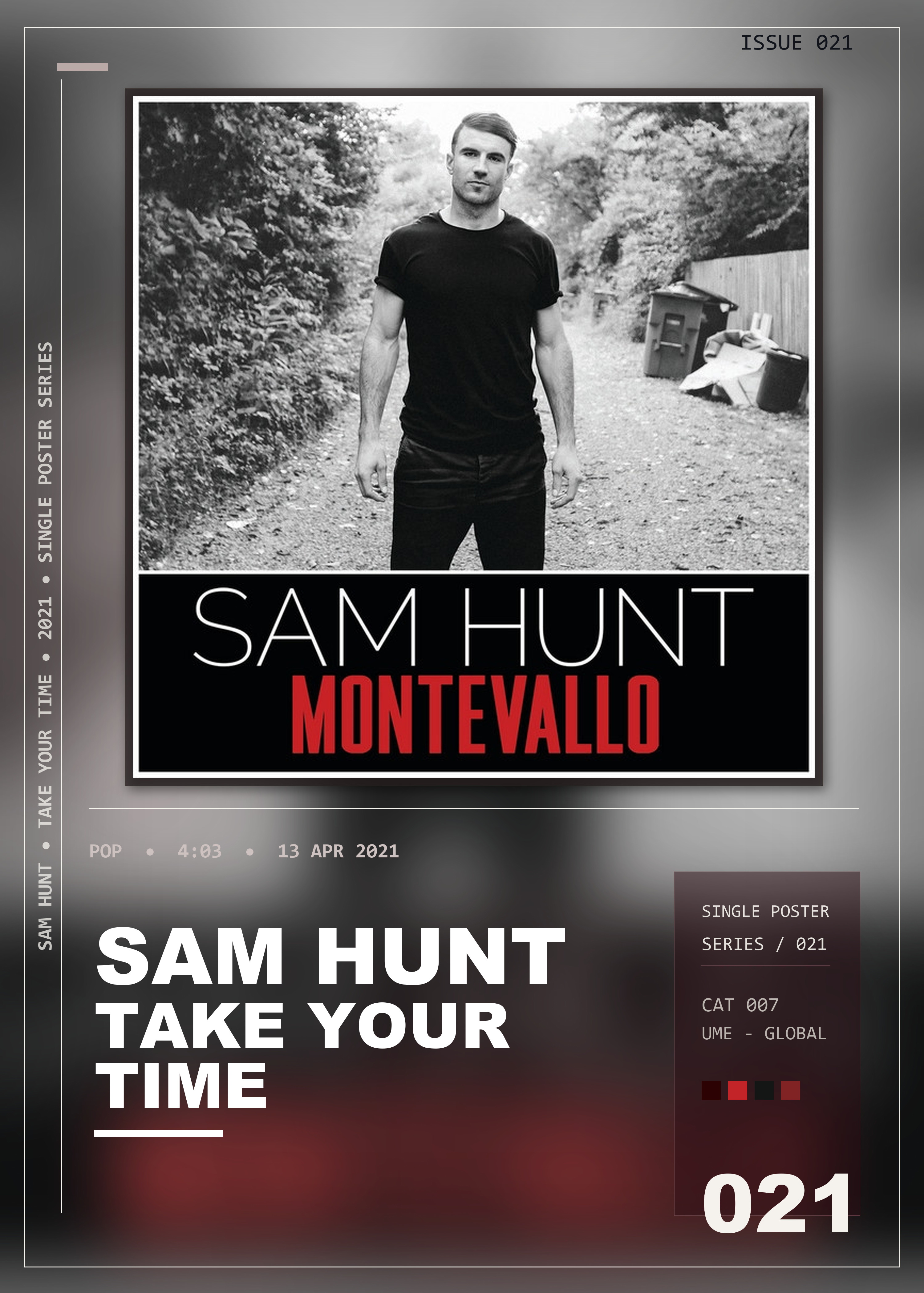 Music poster: Sam Hunt - Take Your Time