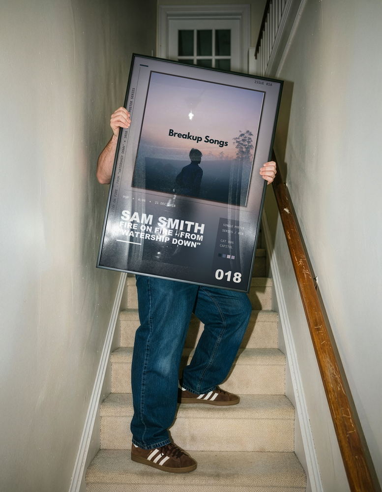 Music poster: Sam Smith - Fire On Fire - From Watership Down