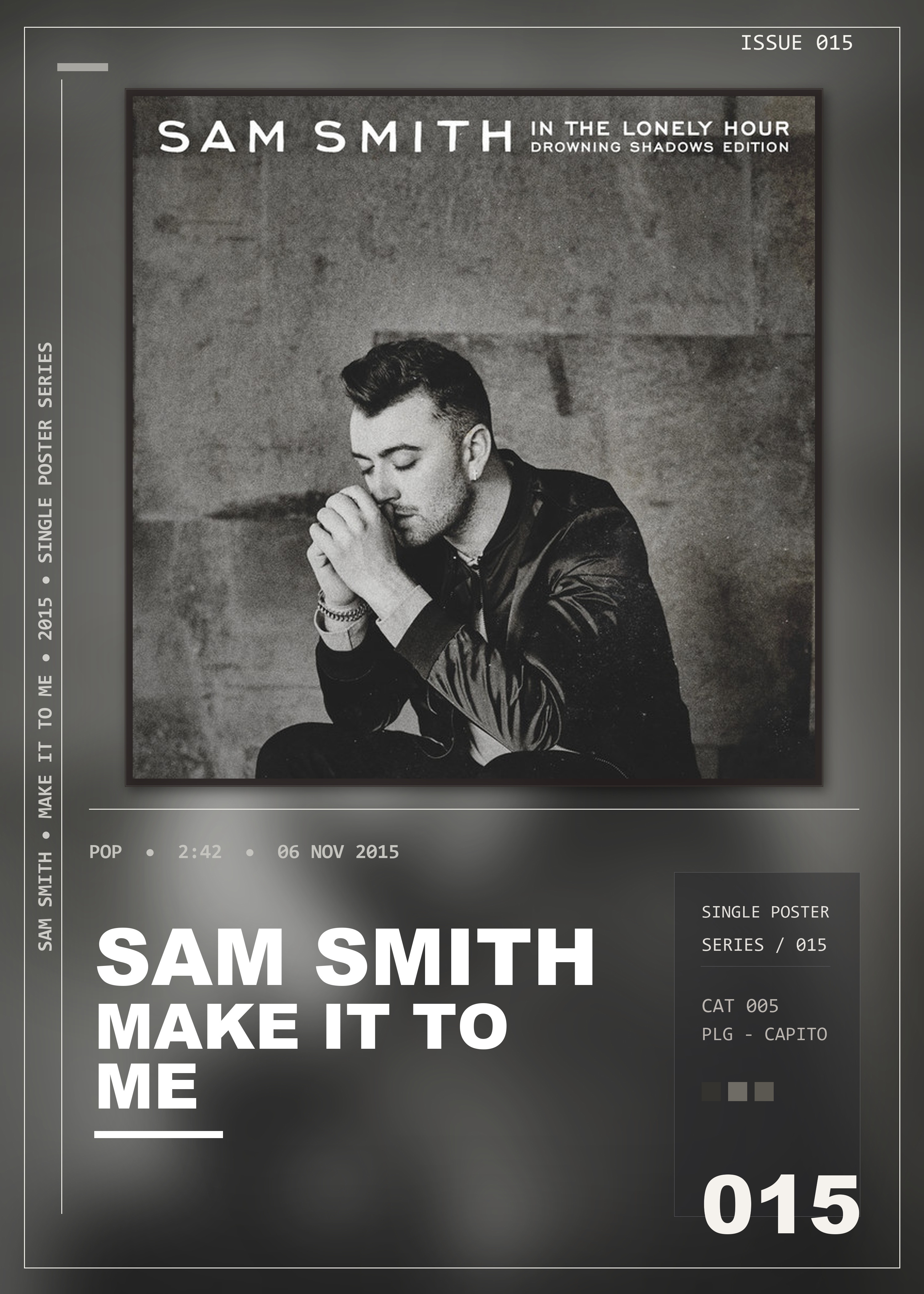 Music poster: Sam Smith - Make It To Me