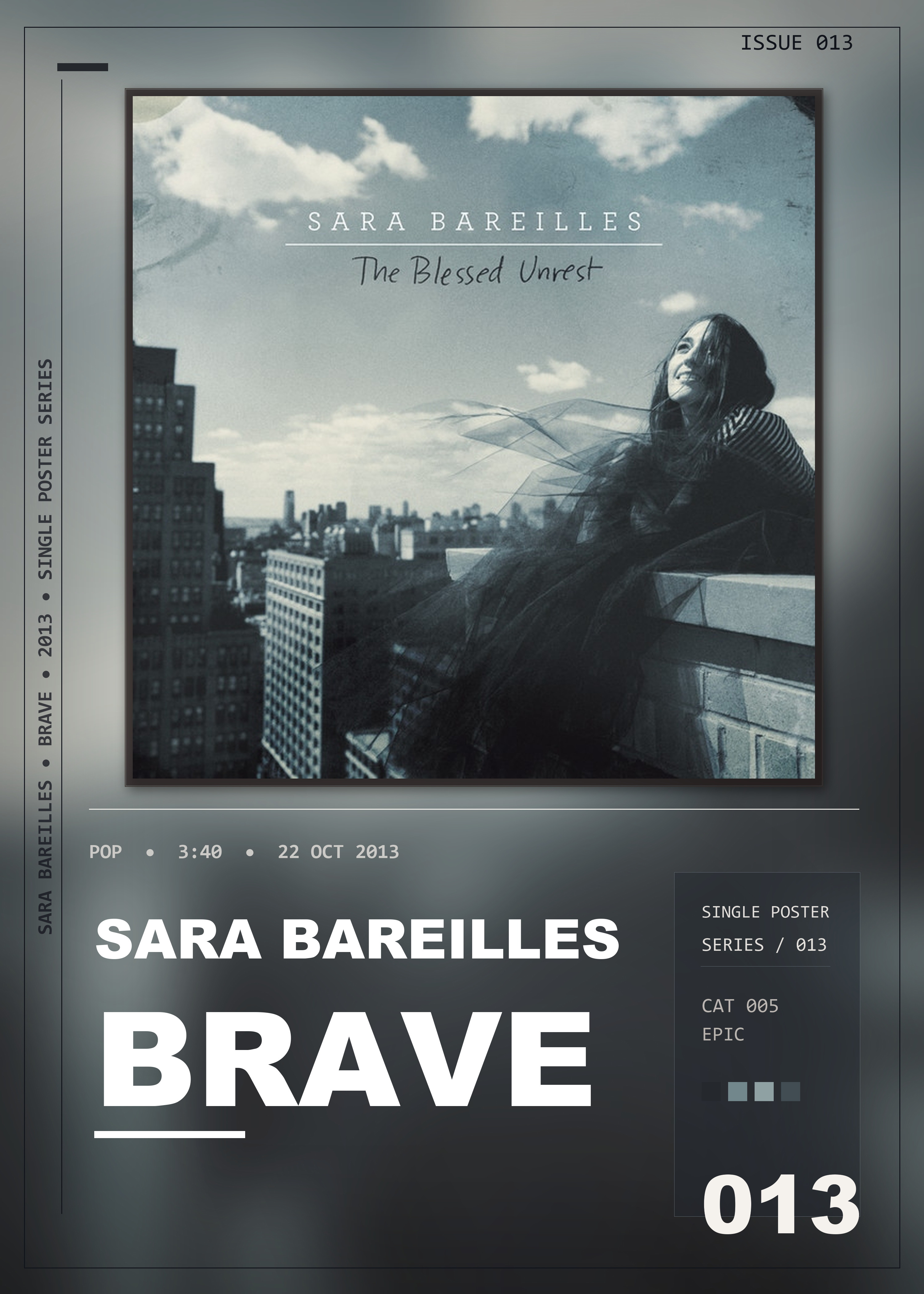 Music poster: Sara Bareilles - Brave