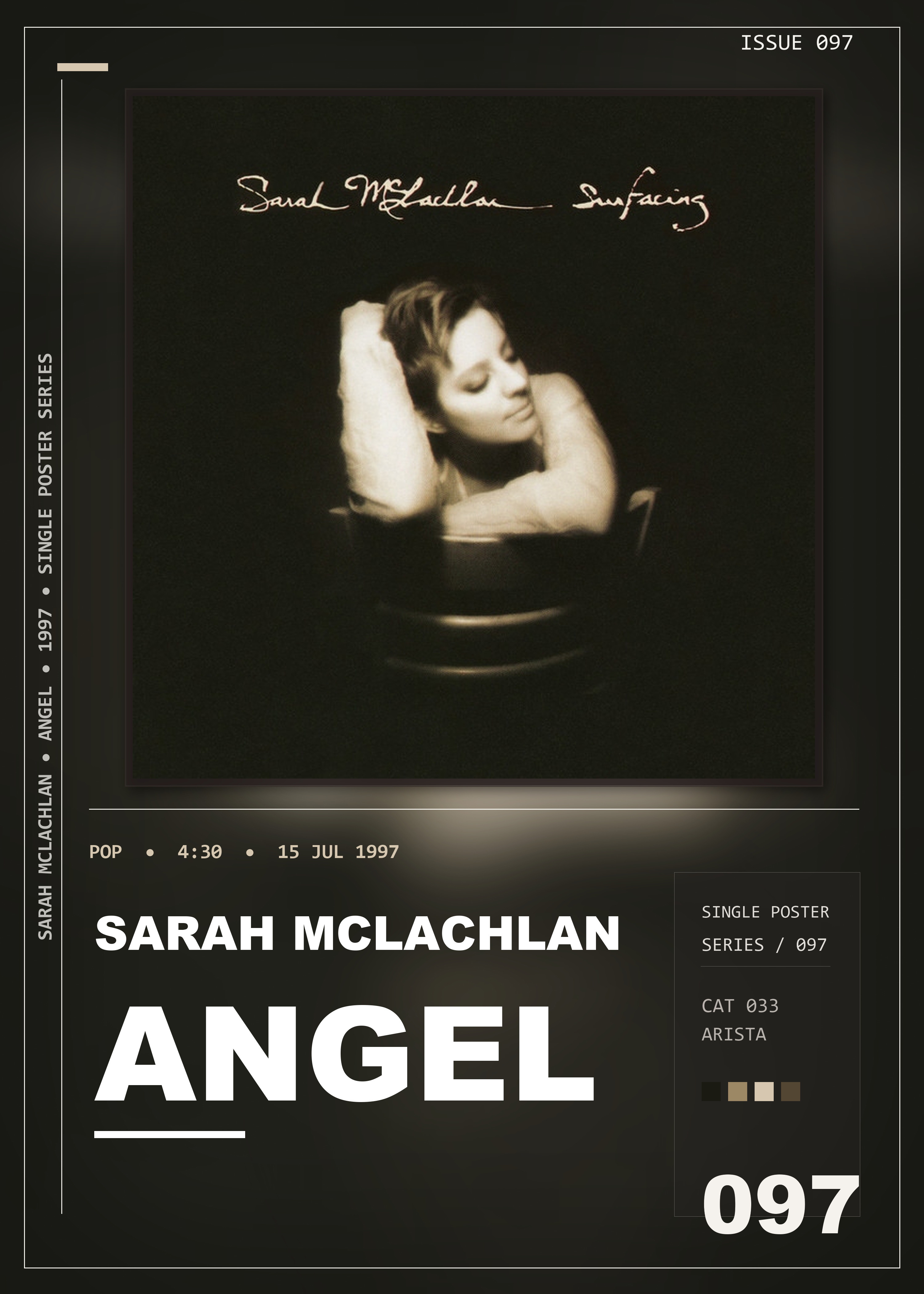 Music poster: Sarah McLachlan - Angel